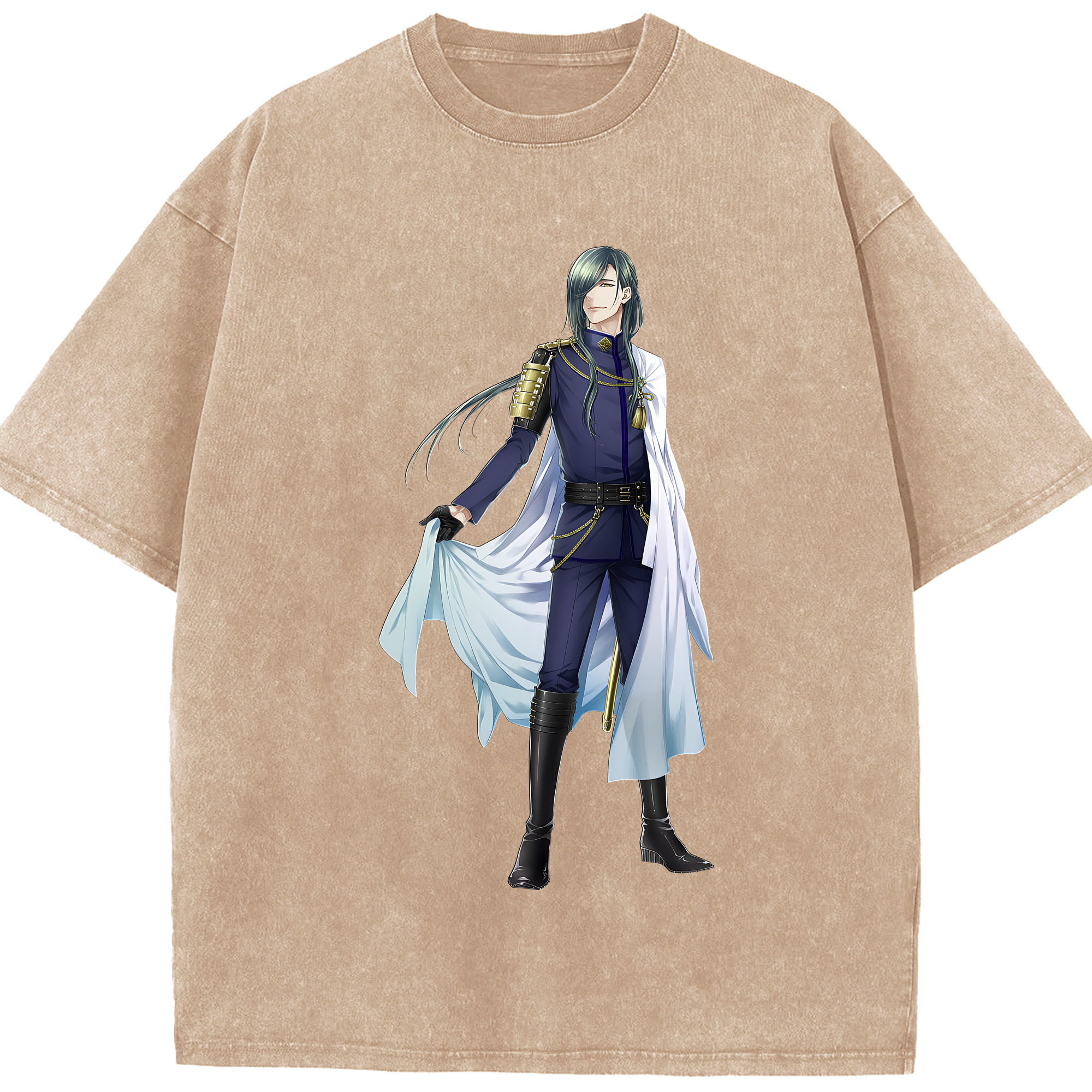 （画像用） 刀剣乱舞 Touken Ranbu 綿100% ヴィンテージ風 半袖Tシャツ（フロントプリント）