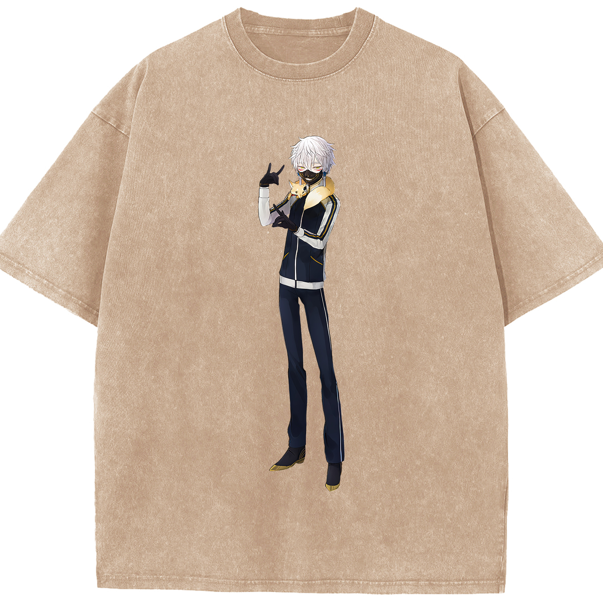 （画像用） 刀剣乱舞 Touken Ranbu 綿100% ヴィンテージ風 半袖Tシャツ（フロントプリント）