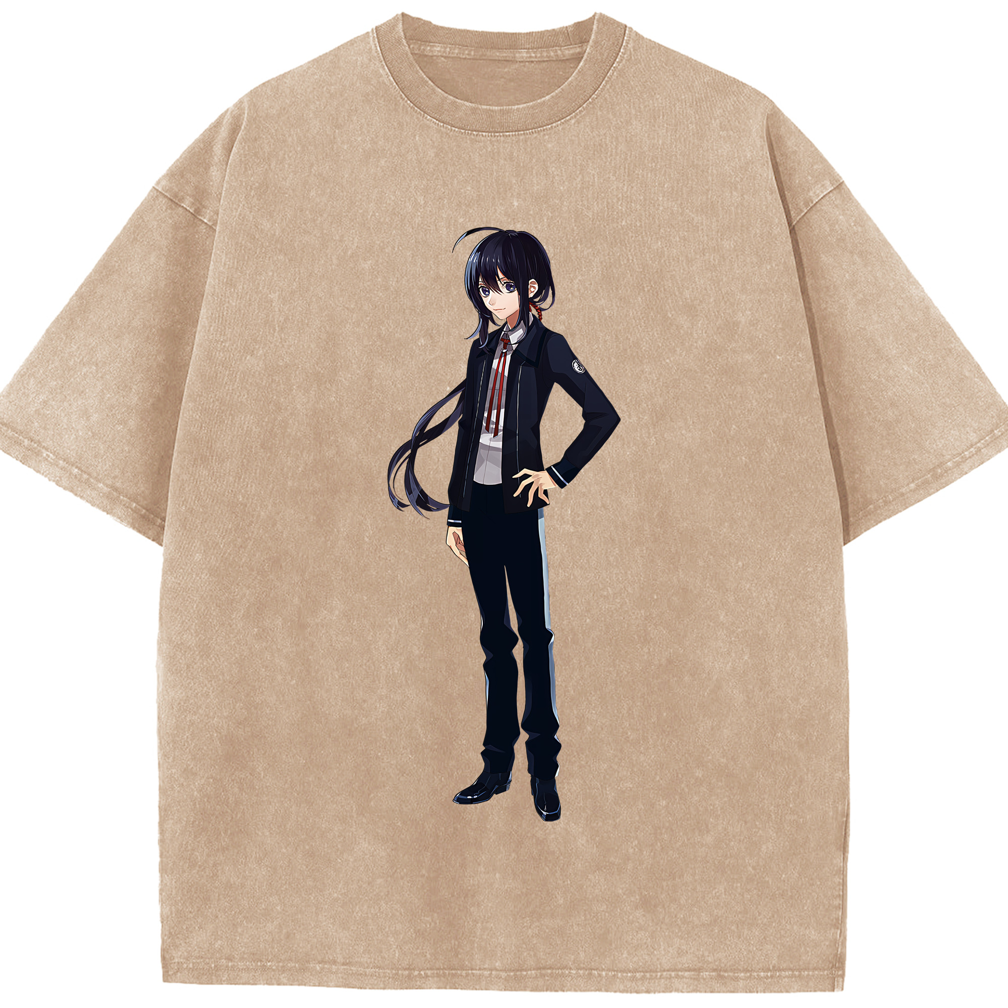 （画像用） 刀剣乱舞 Touken Ranbu 綿100% ヴィンテージ風 半袖Tシャツ（フロントプリント）