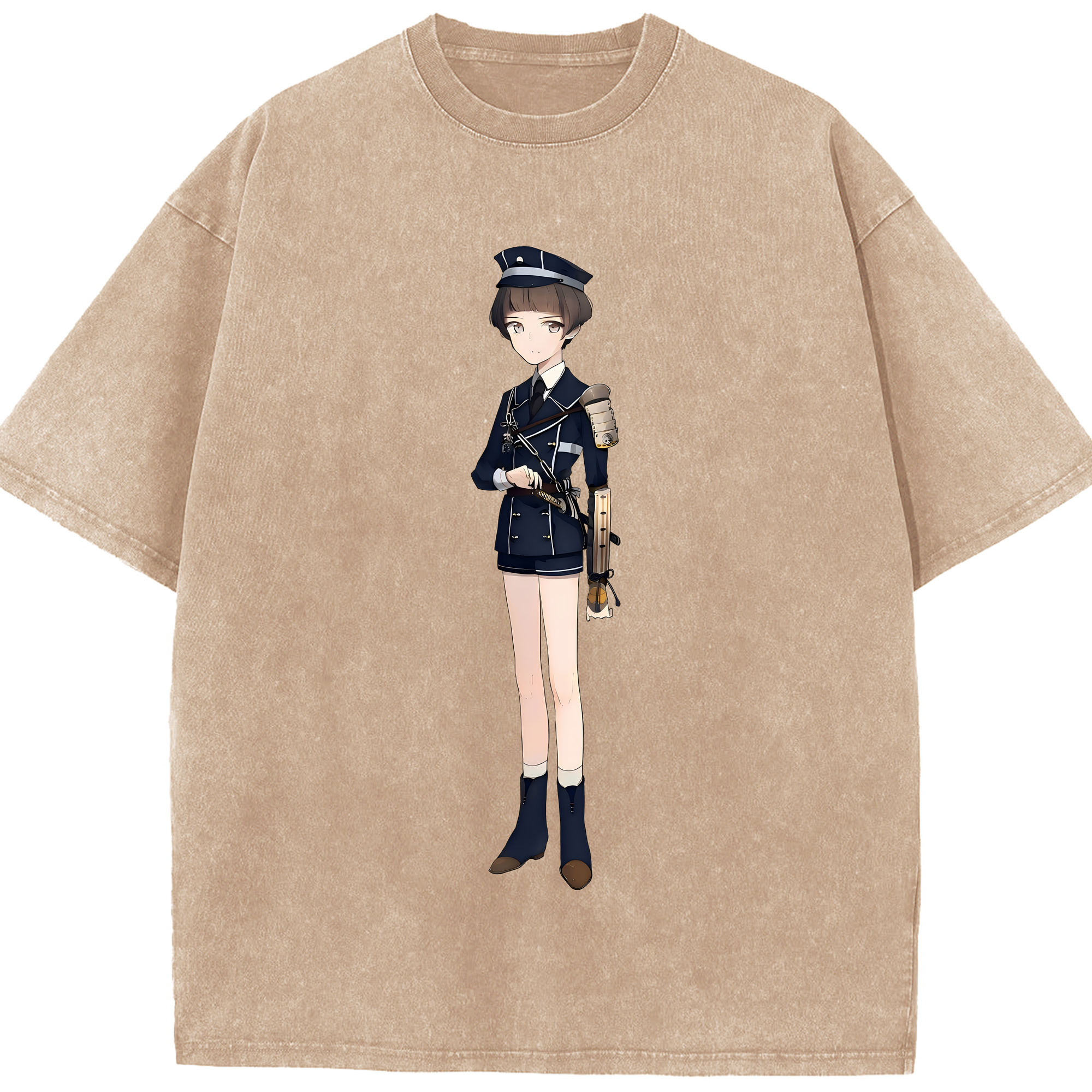 （画像用） 刀剣乱舞 Touken Ranbu 綿100% ヴィンテージ風 半袖Tシャツ（フロントプリント）