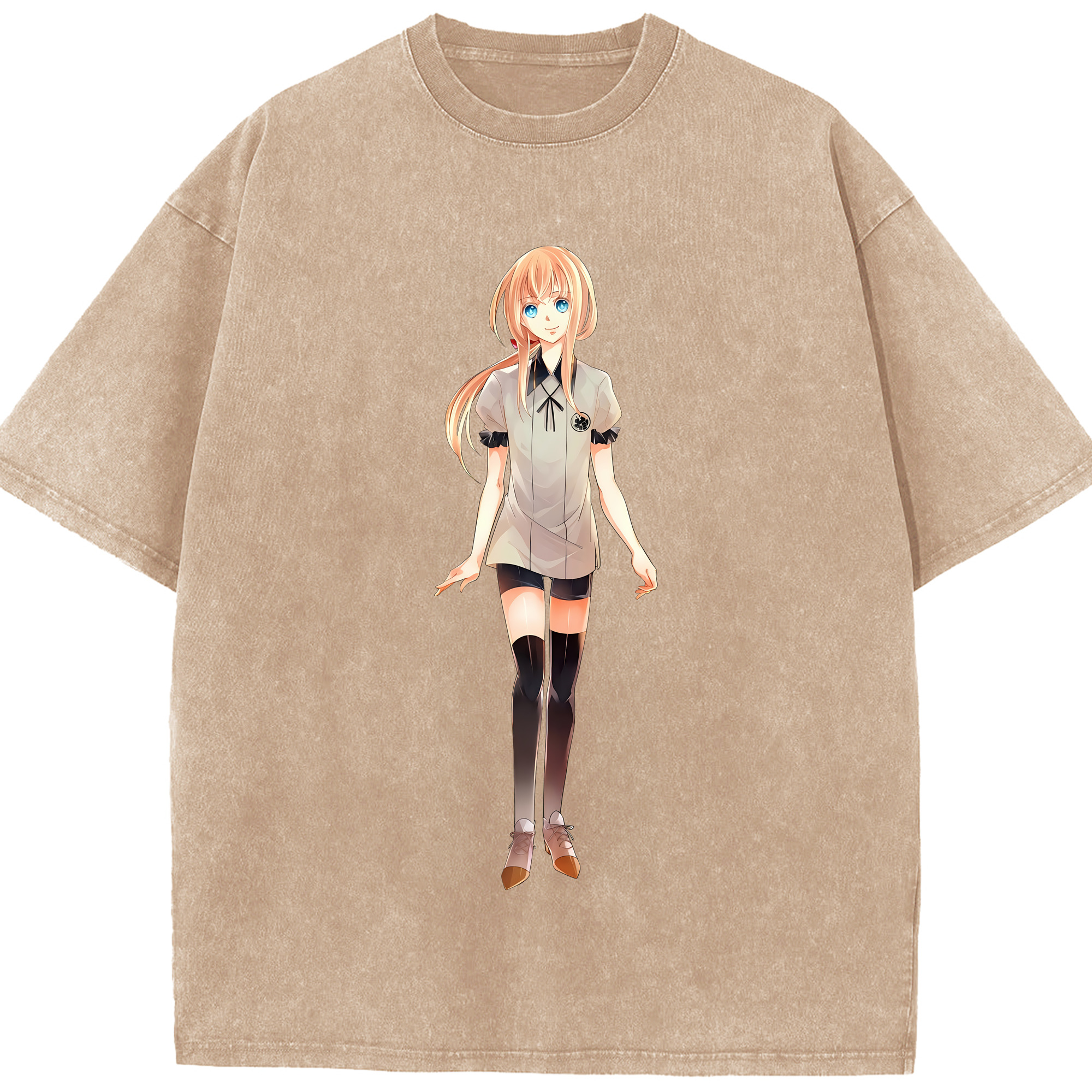 （画像用） 刀剣乱舞 Touken Ranbu 綿100% ヴィンテージ風 半袖Tシャツ（フロントプリント）