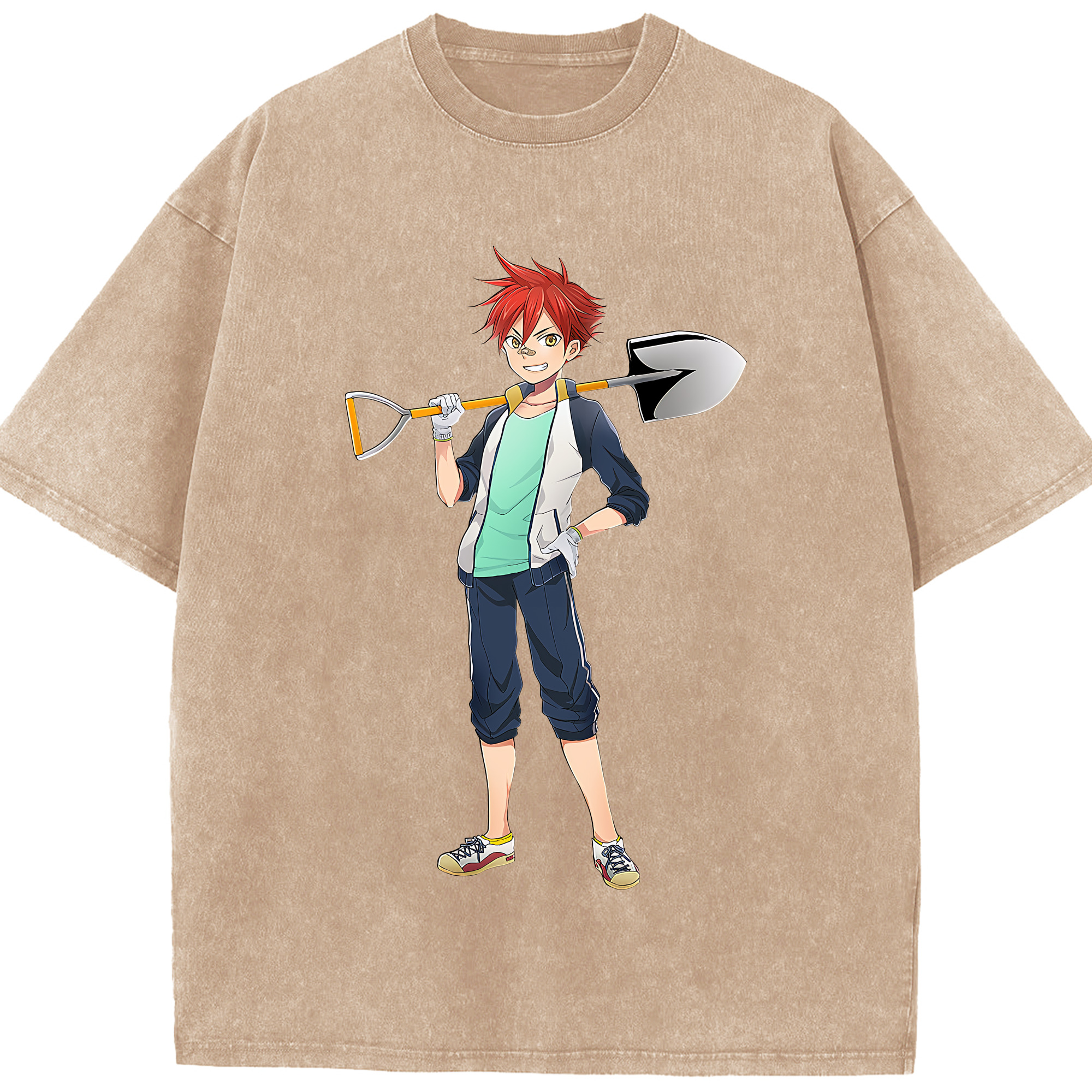 （画像用） 刀剣乱舞 Touken Ranbu 綿100% ヴィンテージ風 半袖Tシャツ（フロントプリント）