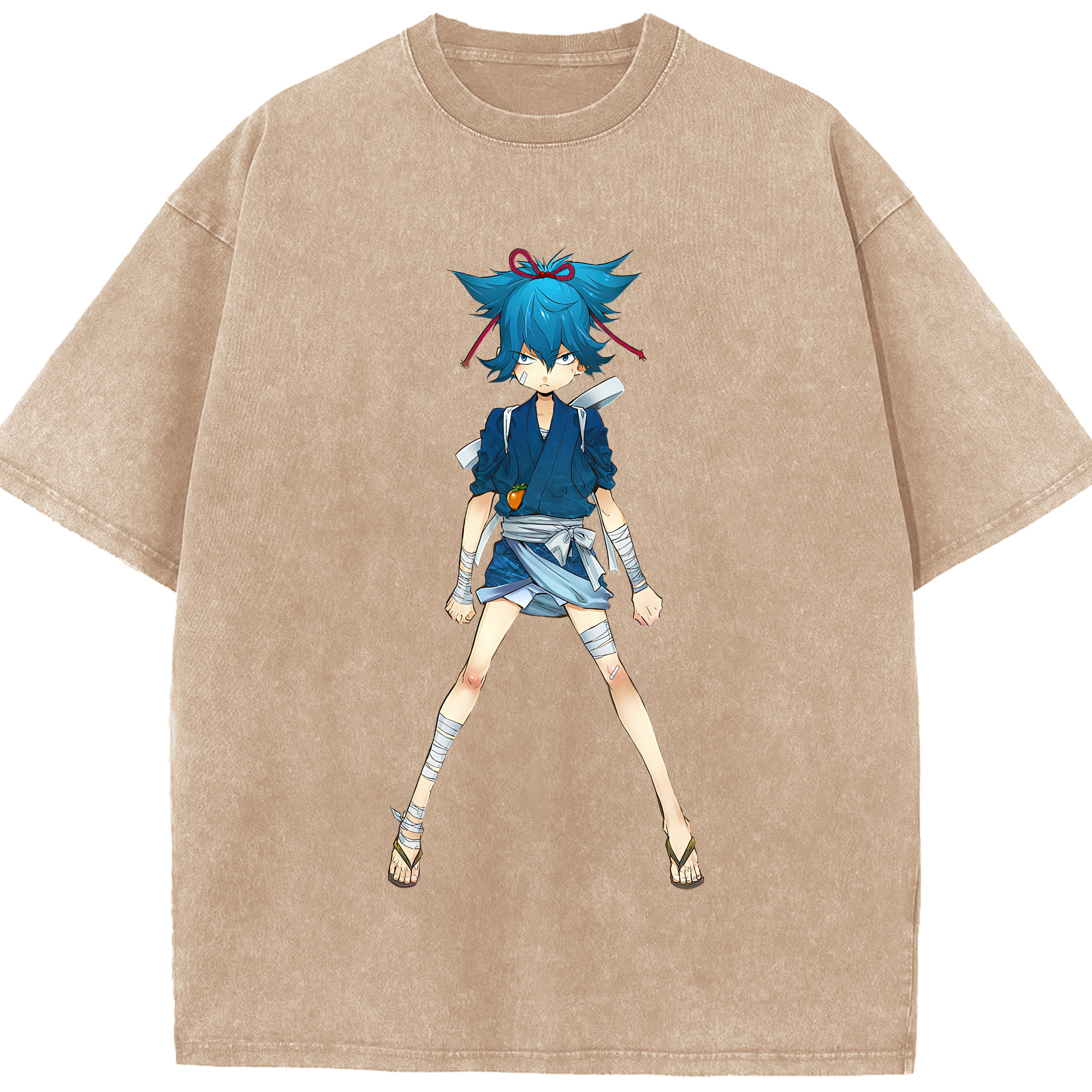 （画像用） 刀剣乱舞 Touken Ranbu 綿100% ヴィンテージ風 半袖Tシャツ（フロントプリント）