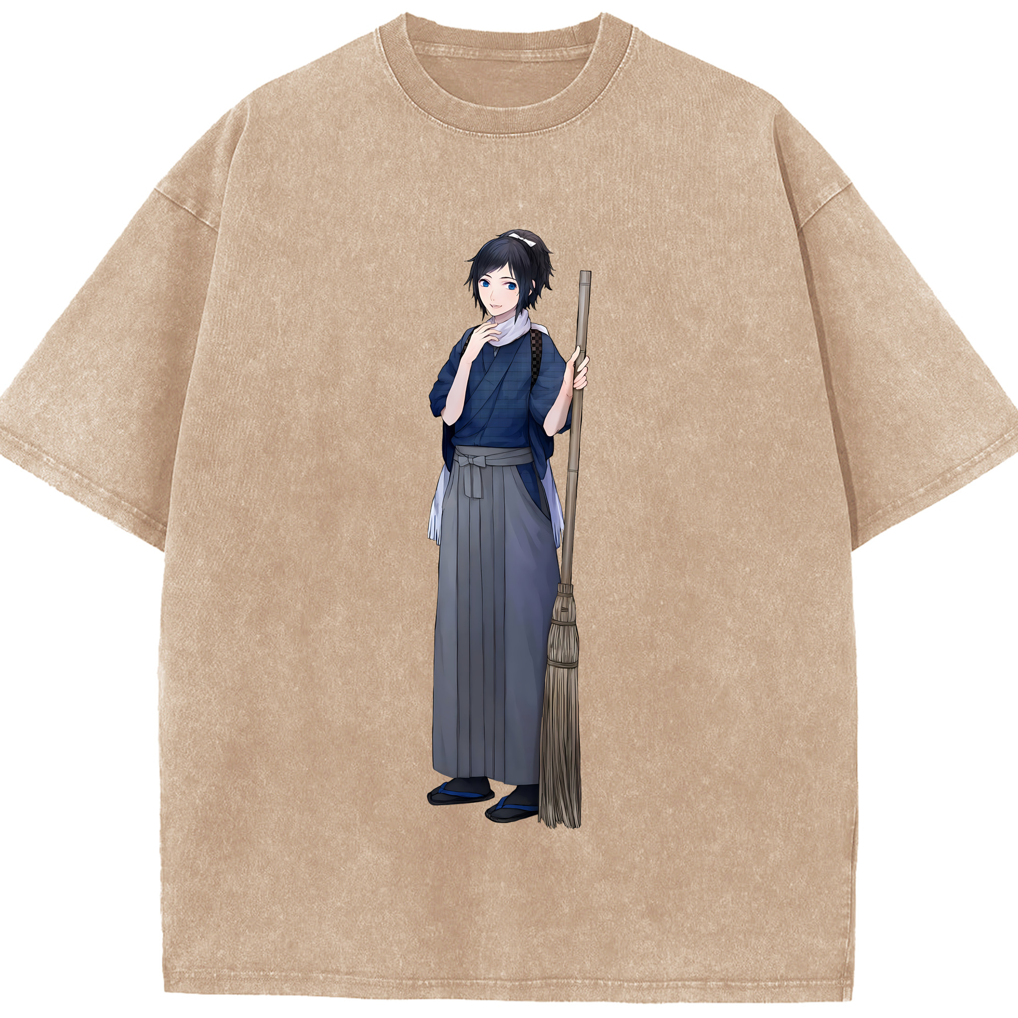 （画像用） 刀剣乱舞 Touken Ranbu 綿100% ヴィンテージ風 半袖Tシャツ（フロントプリント）