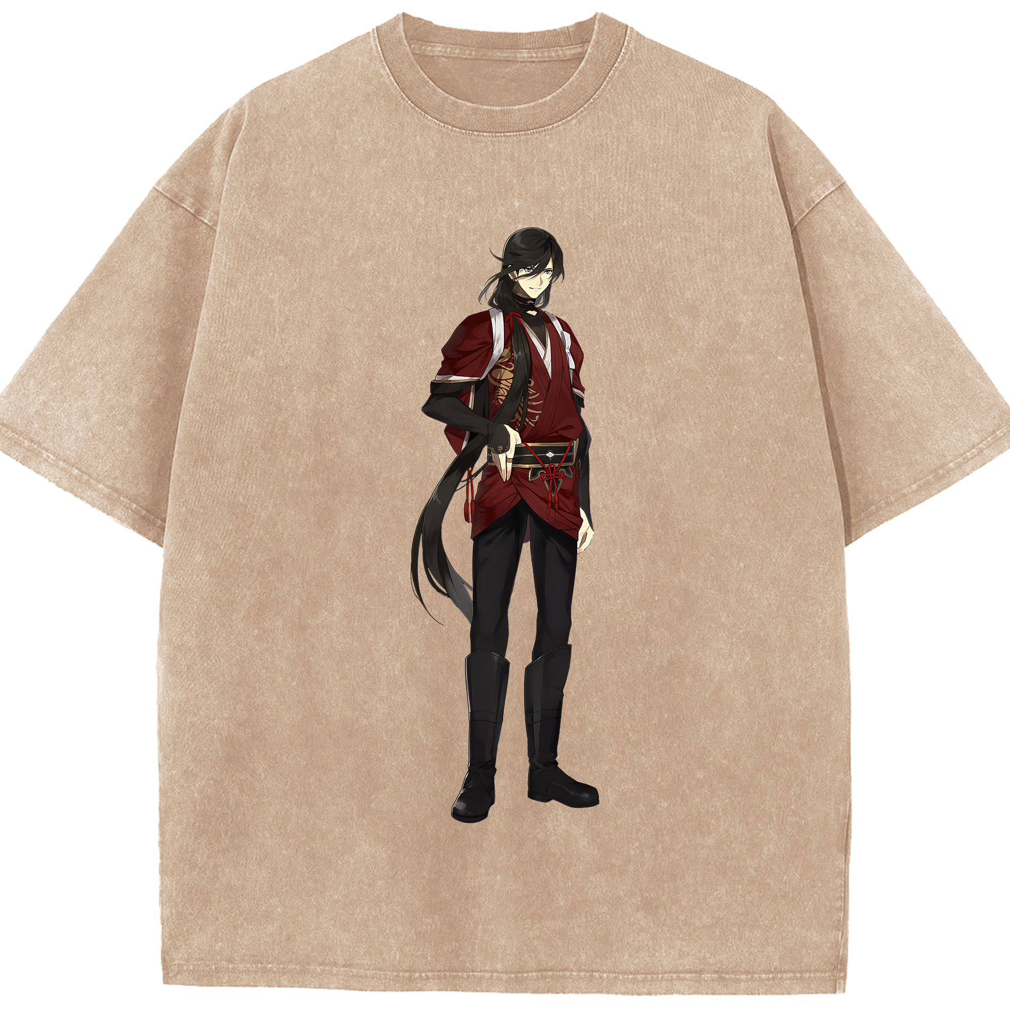 （画像用） 刀剣乱舞 Touken Ranbu 綿100% ヴィンテージ風 半袖Tシャツ（フロントプリント）