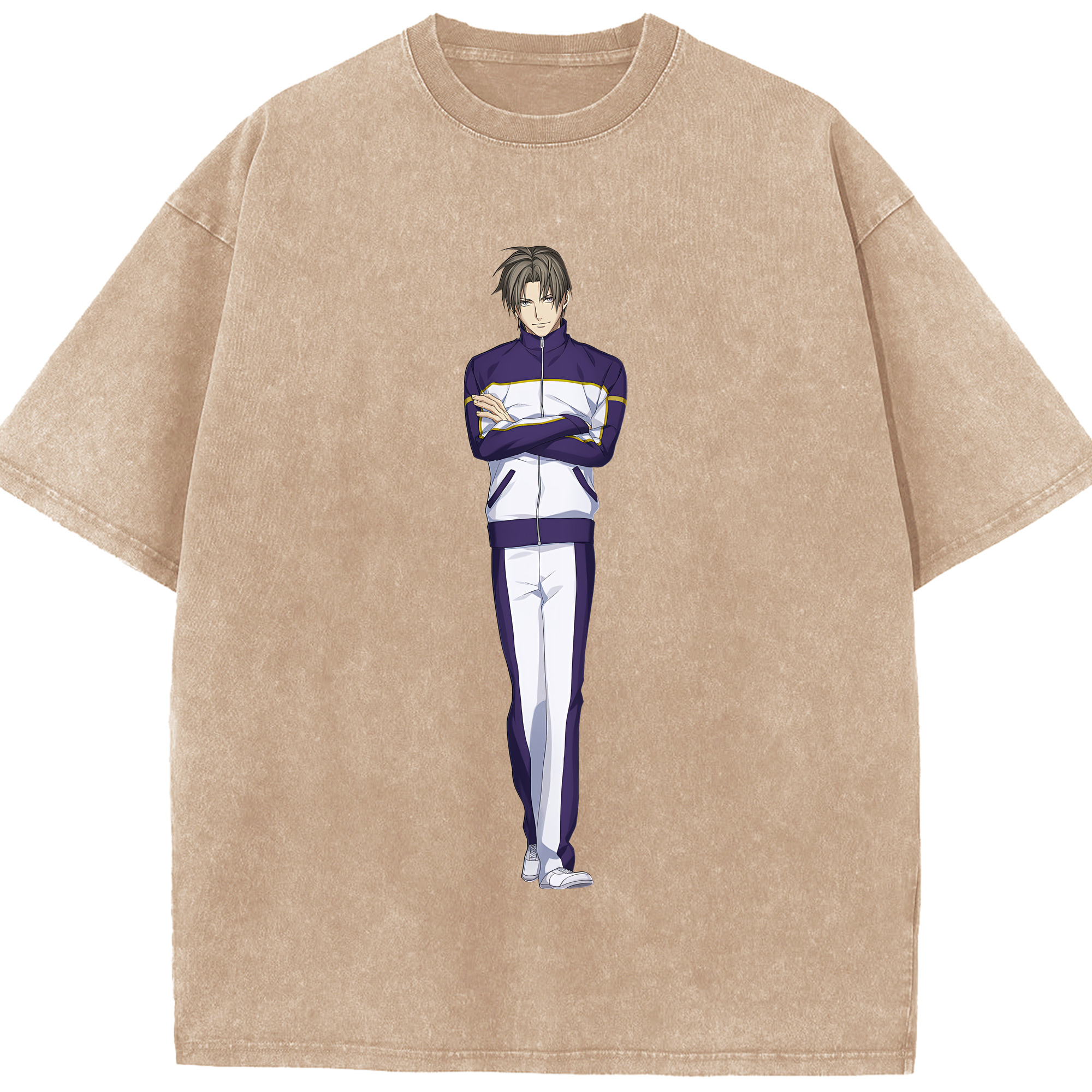 （画像用） 刀剣乱舞 Touken Ranbu 綿100% ヴィンテージ風 半袖Tシャツ（フロントプリント）