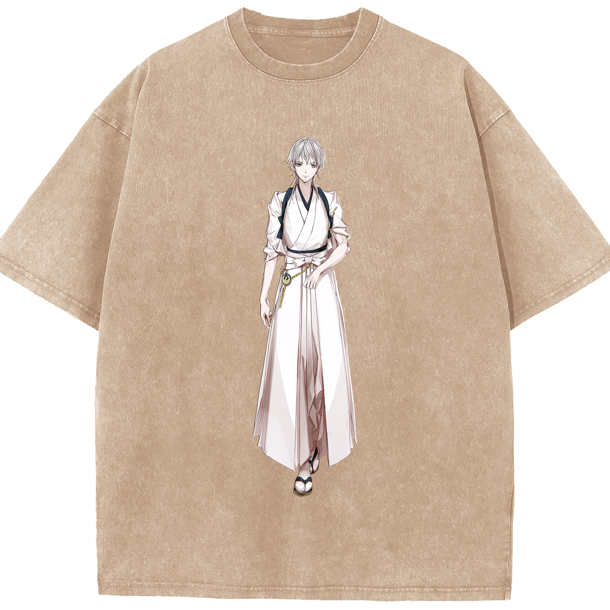 （画像用） 刀剣乱舞 Touken Ranbu 綿100% ヴィンテージ風 半袖Tシャツ（フロントプリント）