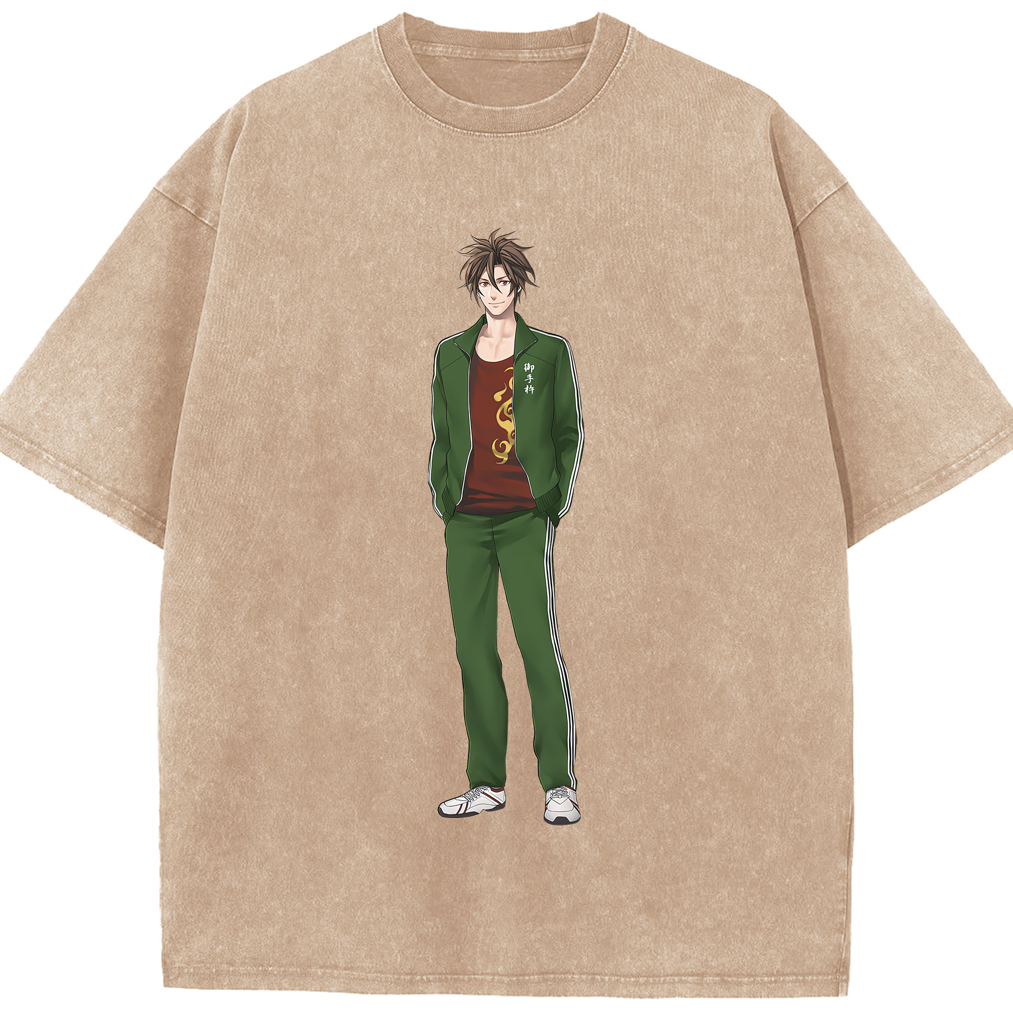 （画像用） 刀剣乱舞 Touken Ranbu 綿100% ヴィンテージ風 半袖Tシャツ（フロントプリント）