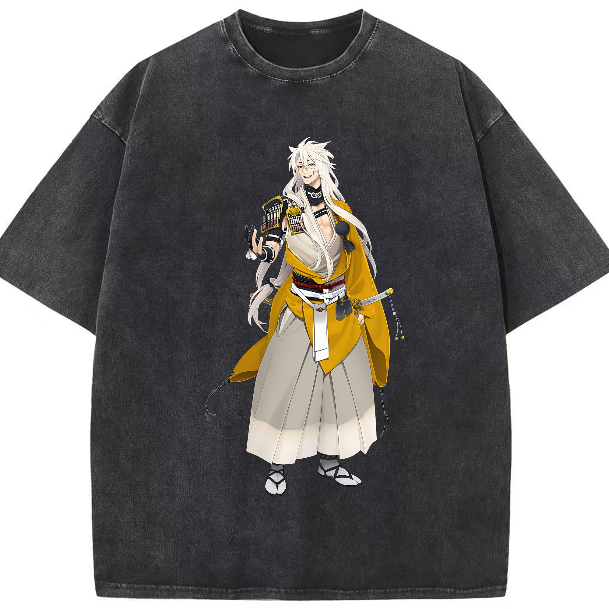（画像用） 刀剣乱舞 Touken Ranbu 綿100% ヴィンテージ風 半袖Tシャツ（フロントプリント）