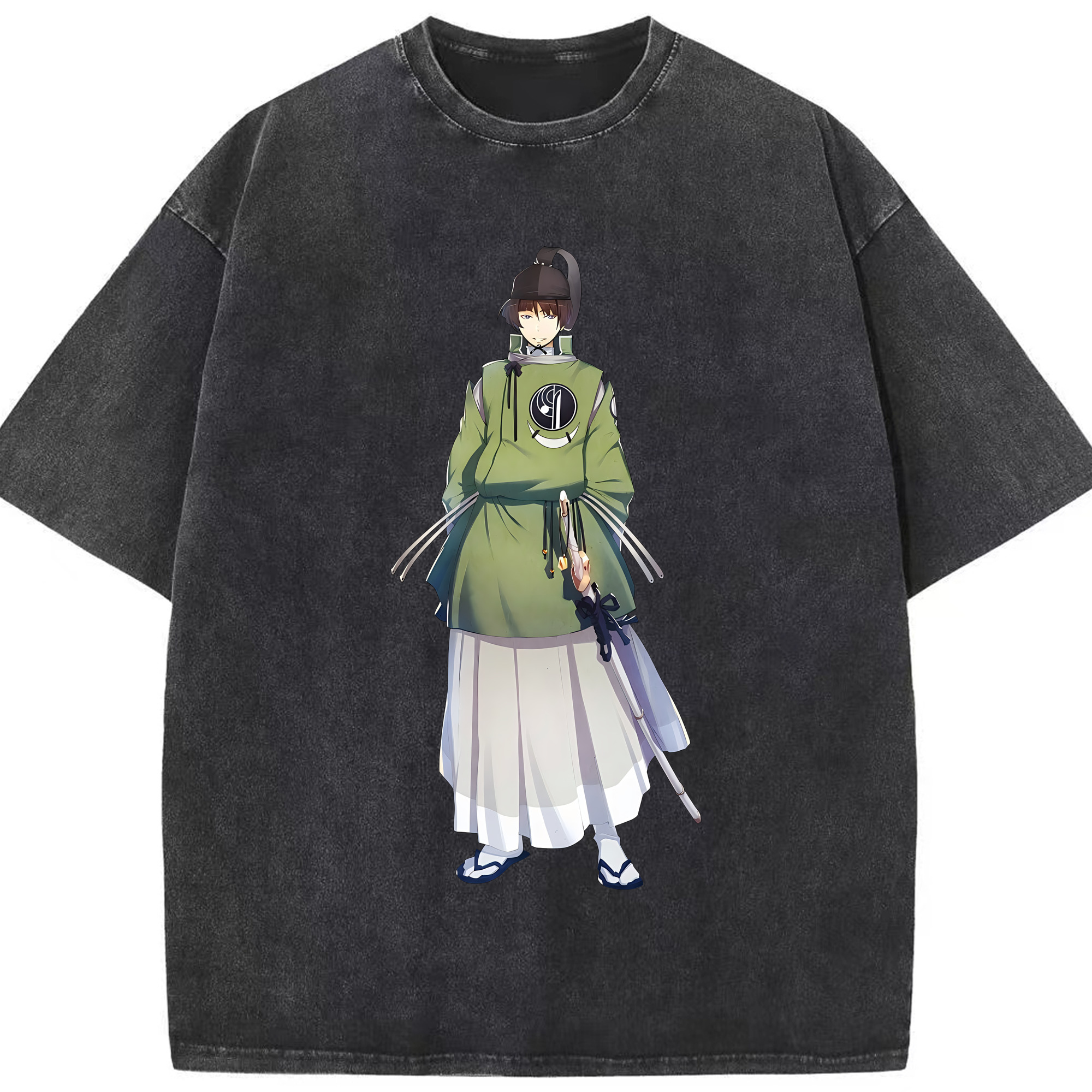 （画像用） 刀剣乱舞 Touken Ranbu 綿100% ヴィンテージ風 半袖Tシャツ（フロントプリント）