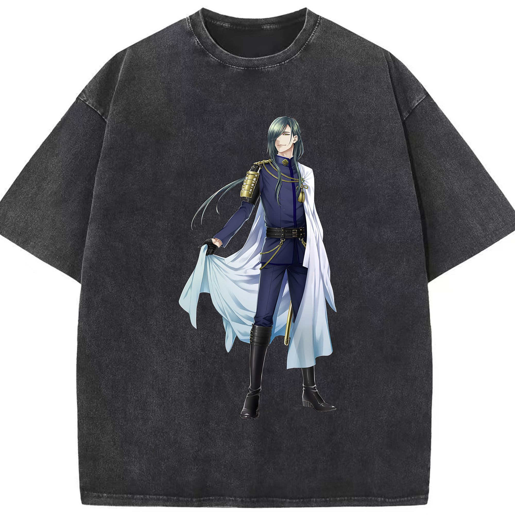 （画像用） 刀剣乱舞 Touken Ranbu 綿100% ヴィンテージ風 半袖Tシャツ（フロントプリント）