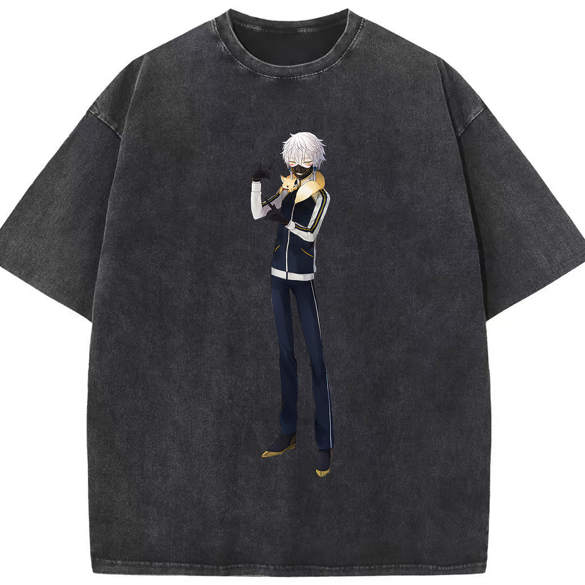 （画像用） 刀剣乱舞 Touken Ranbu 綿100% ヴィンテージ風 半袖Tシャツ（フロントプリント）