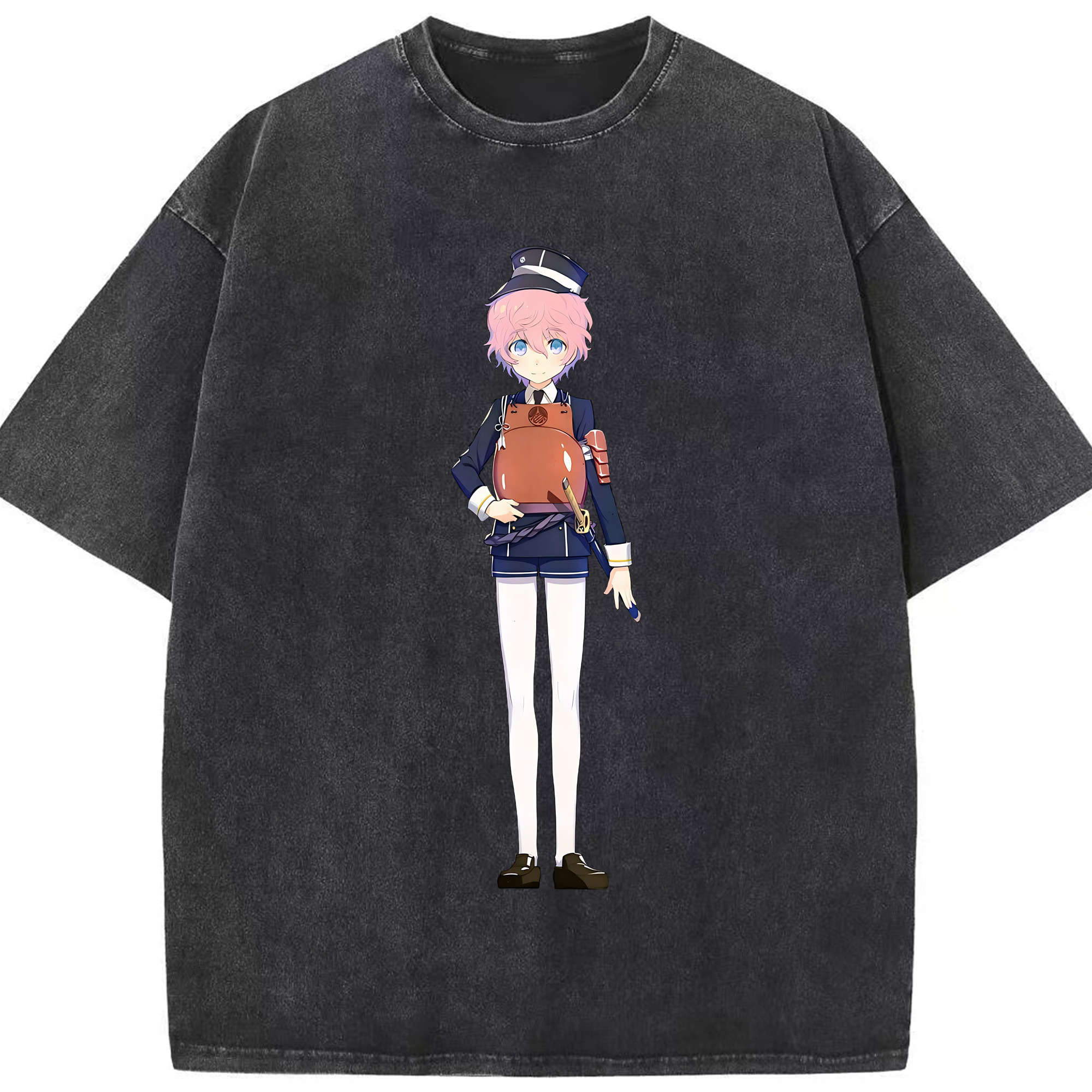 （画像用） 刀剣乱舞 Touken Ranbu 綿100% ヴィンテージ風 半袖Tシャツ（フロントプリント）