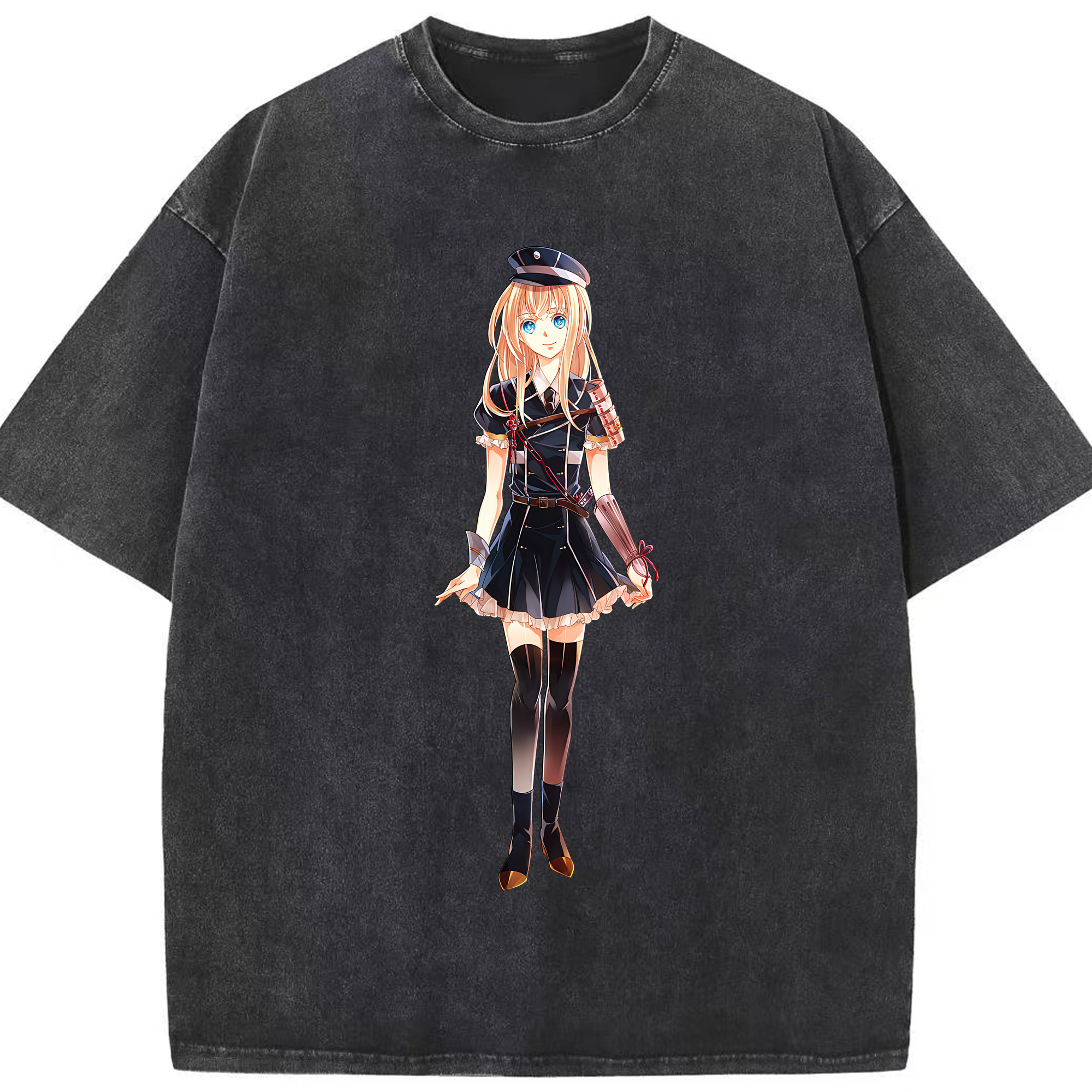（画像用） 刀剣乱舞 Touken Ranbu 綿100% ヴィンテージ風 半袖Tシャツ（フロントプリント）