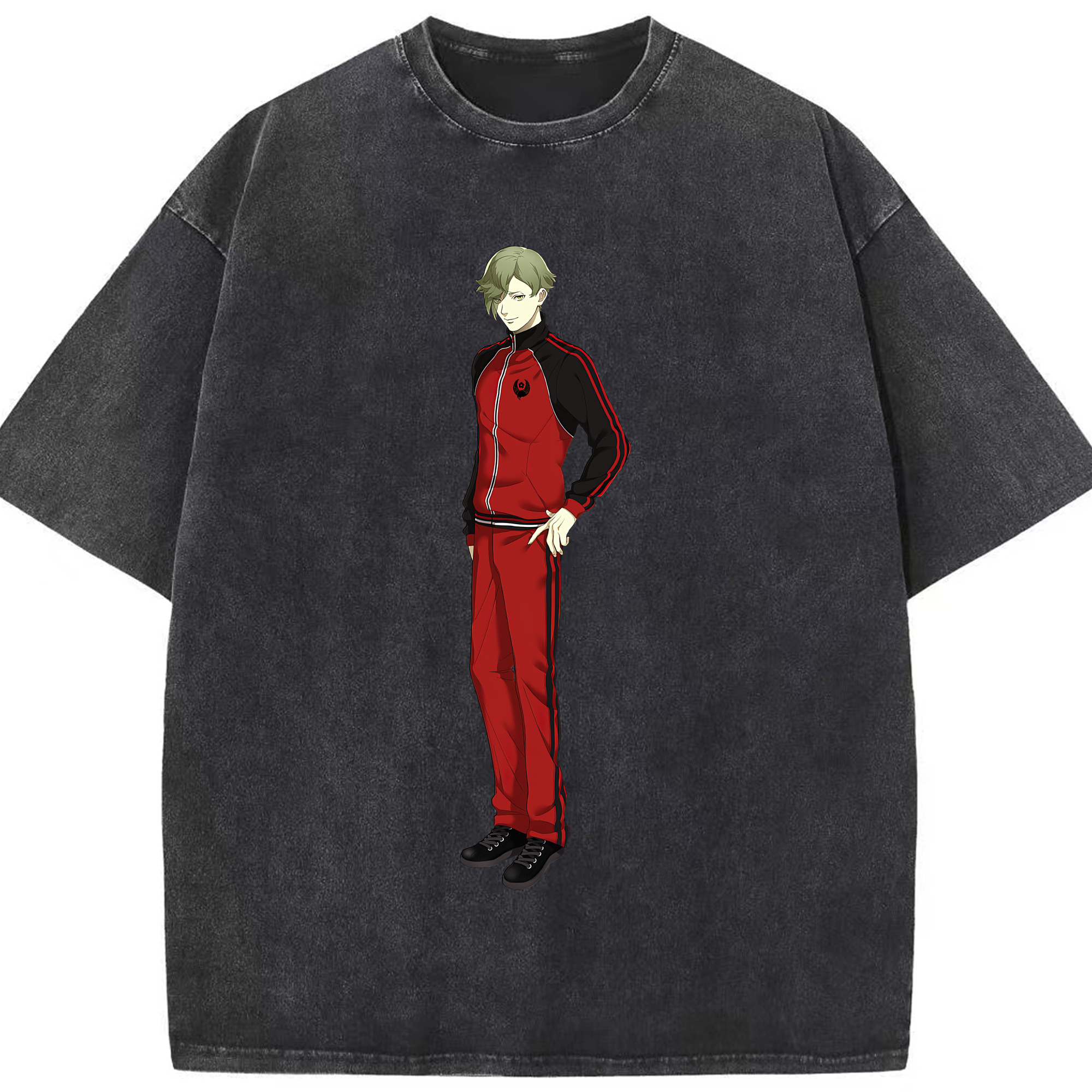 （画像用） 刀剣乱舞 Touken Ranbu 綿100% ヴィンテージ風 半袖Tシャツ（フロントプリント）