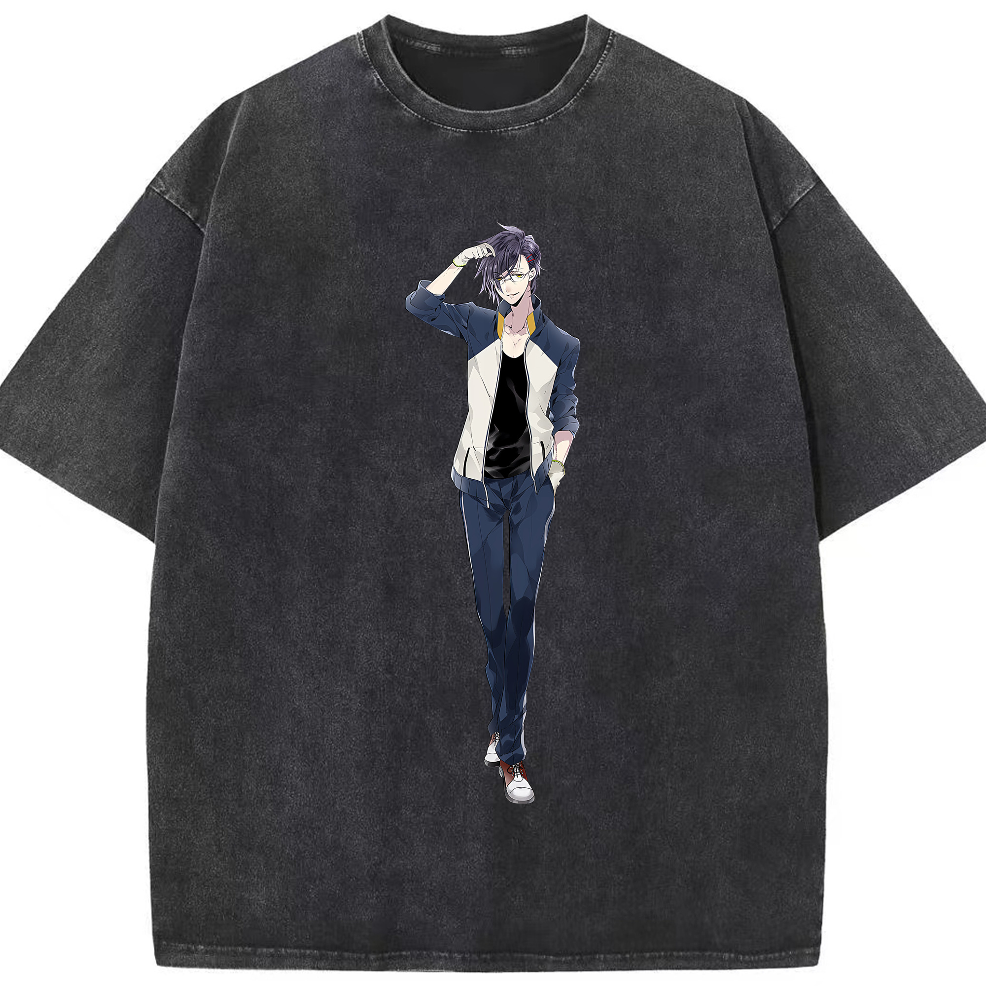 （画像用） 刀剣乱舞 Touken Ranbu 綿100% ヴィンテージ風 半袖Tシャツ（フロントプリント）