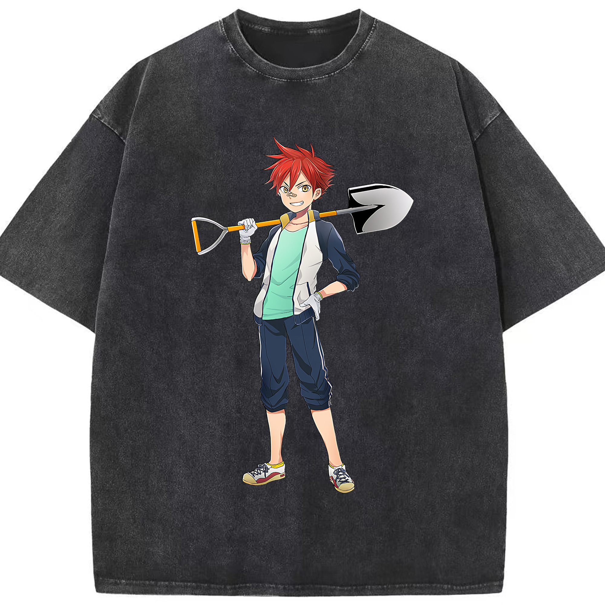 （画像用） 刀剣乱舞 Touken Ranbu 綿100% ヴィンテージ風 半袖Tシャツ（フロントプリント）