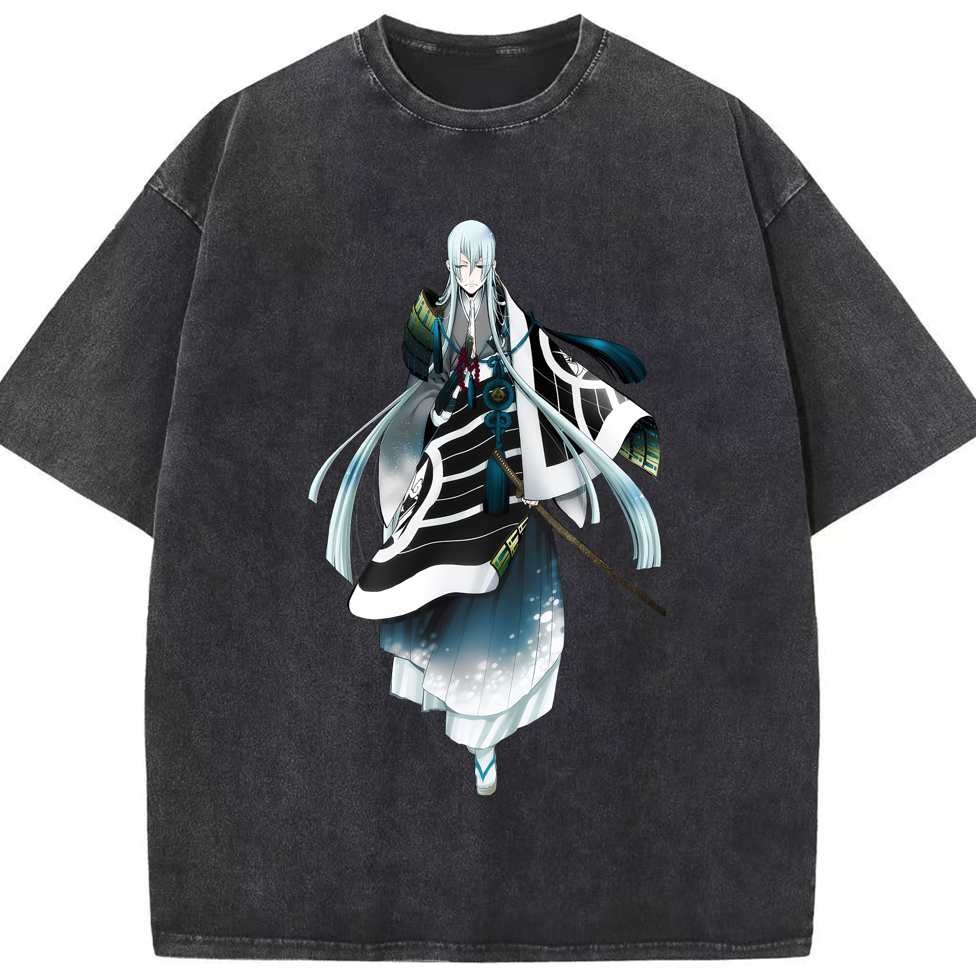（画像用） 刀剣乱舞 Touken Ranbu 綿100% ヴィンテージ風 半袖Tシャツ（フロントプリント）