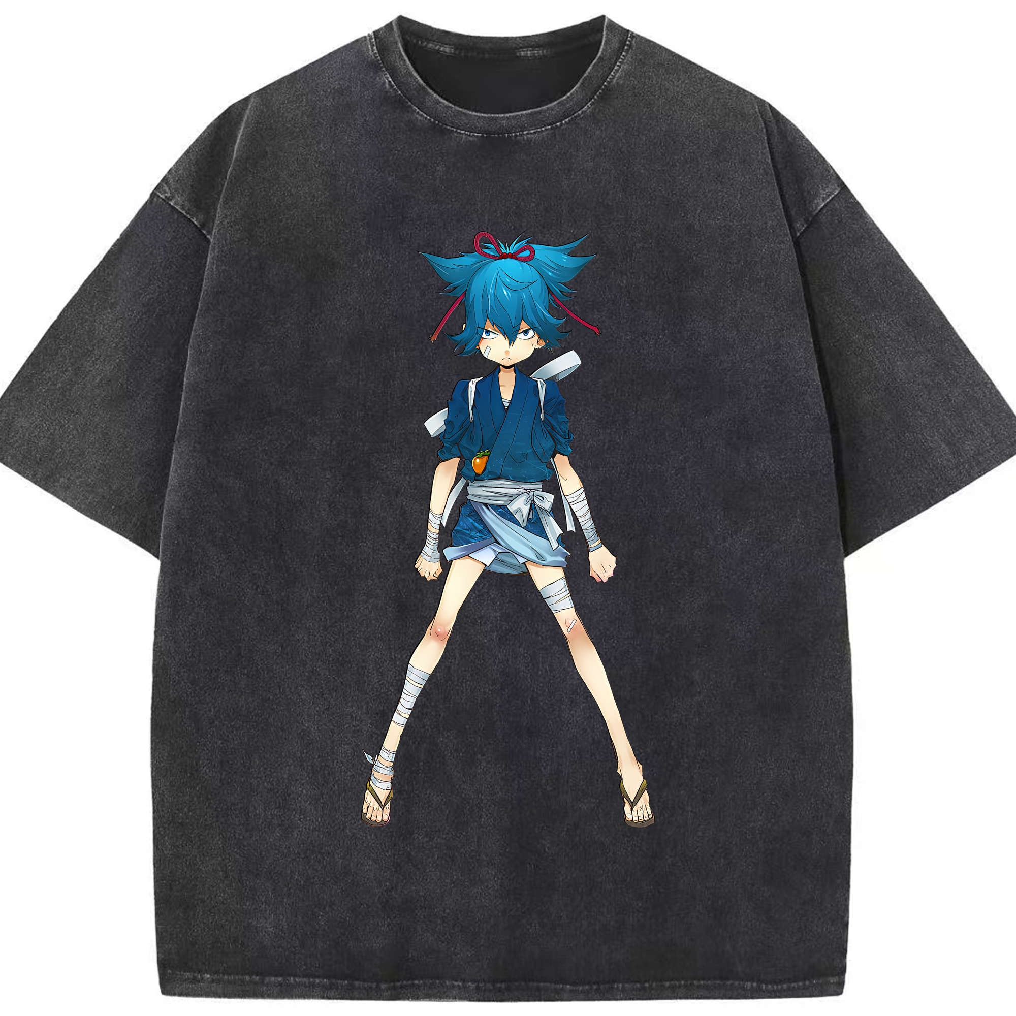 （画像用） 刀剣乱舞 Touken Ranbu 綿100% ヴィンテージ風 半袖Tシャツ（フロントプリント）