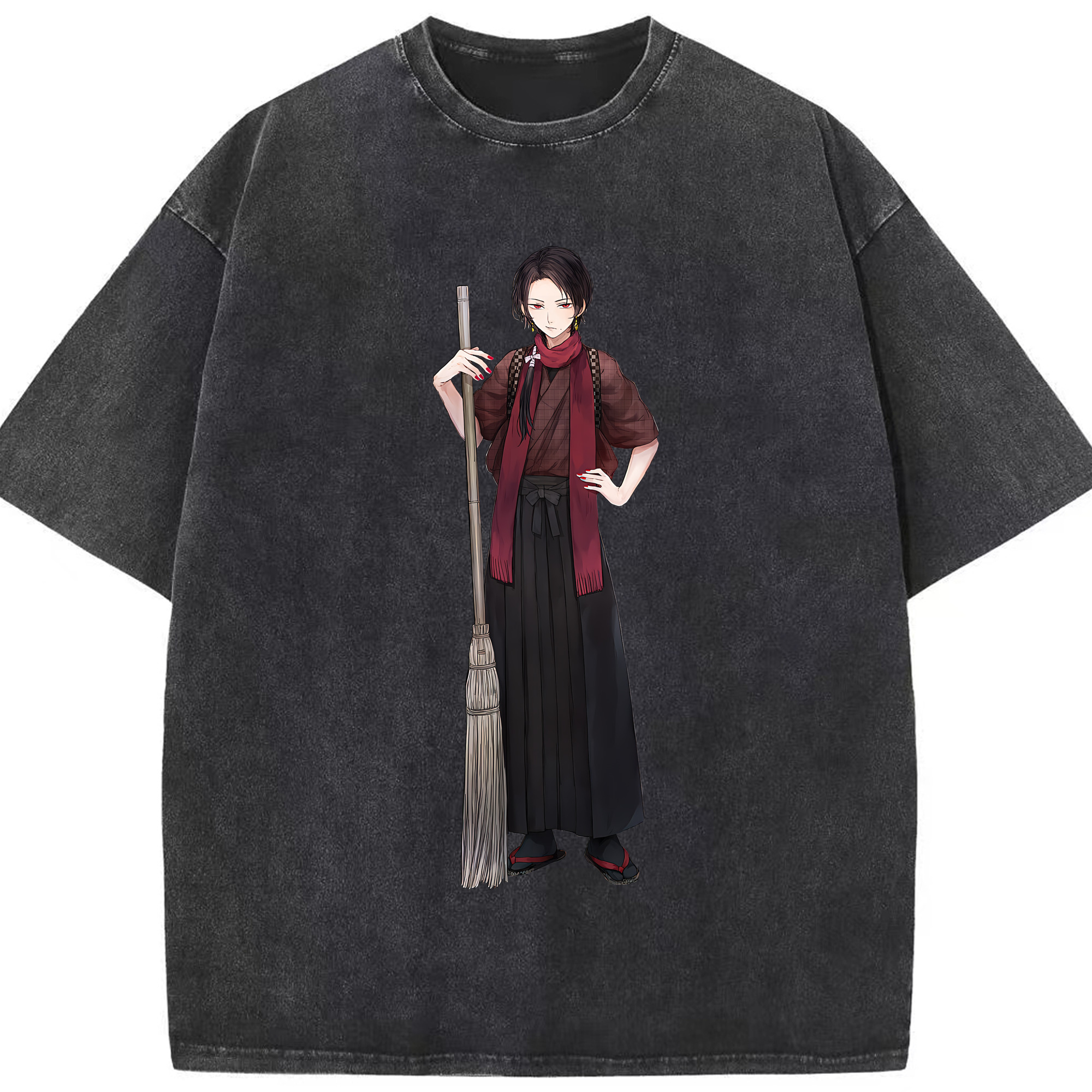 （画像用） 刀剣乱舞 Touken Ranbu 綿100% ヴィンテージ風 半袖Tシャツ（フロントプリント）