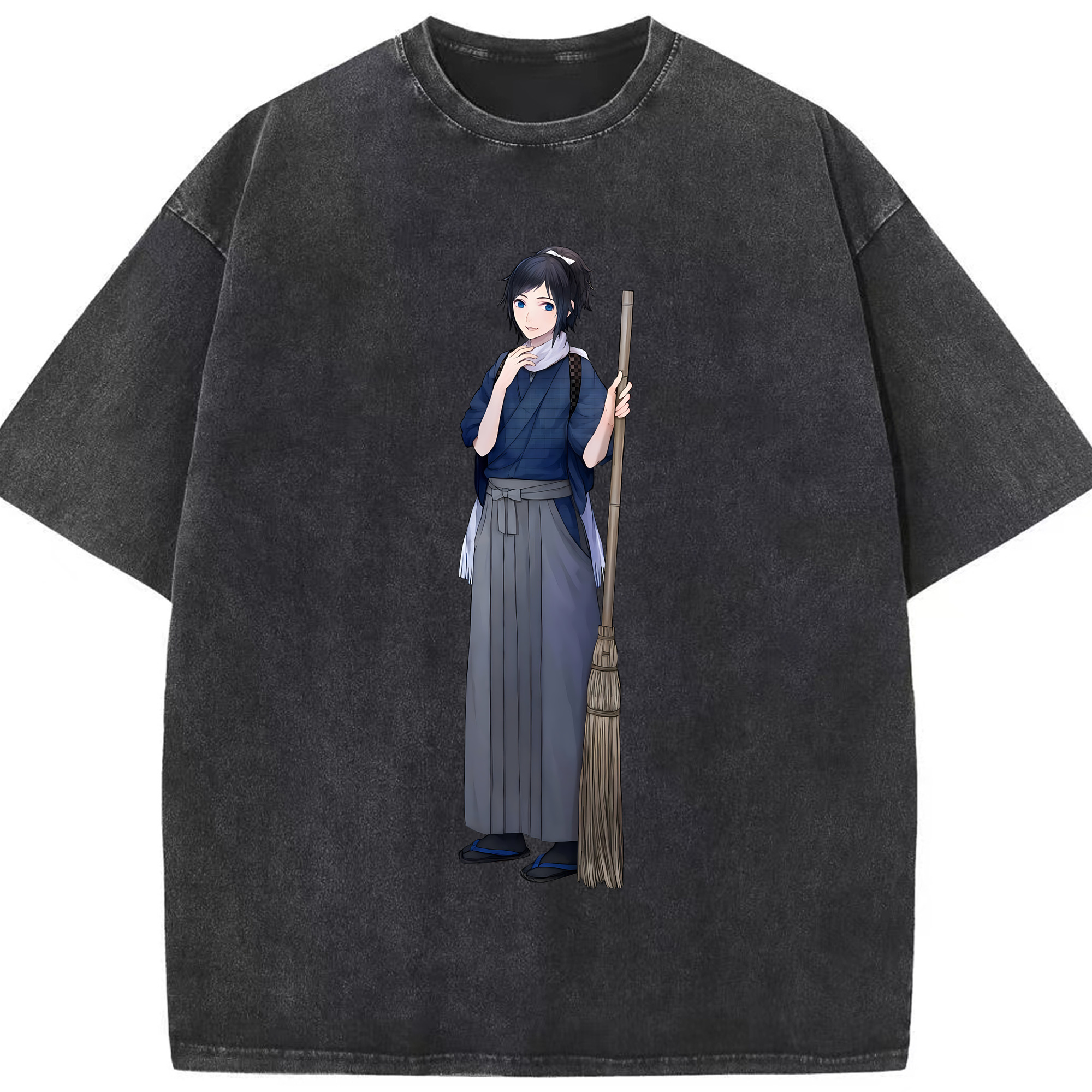 （画像用） 刀剣乱舞 Touken Ranbu 綿100% ヴィンテージ風 半袖Tシャツ（フロントプリント）