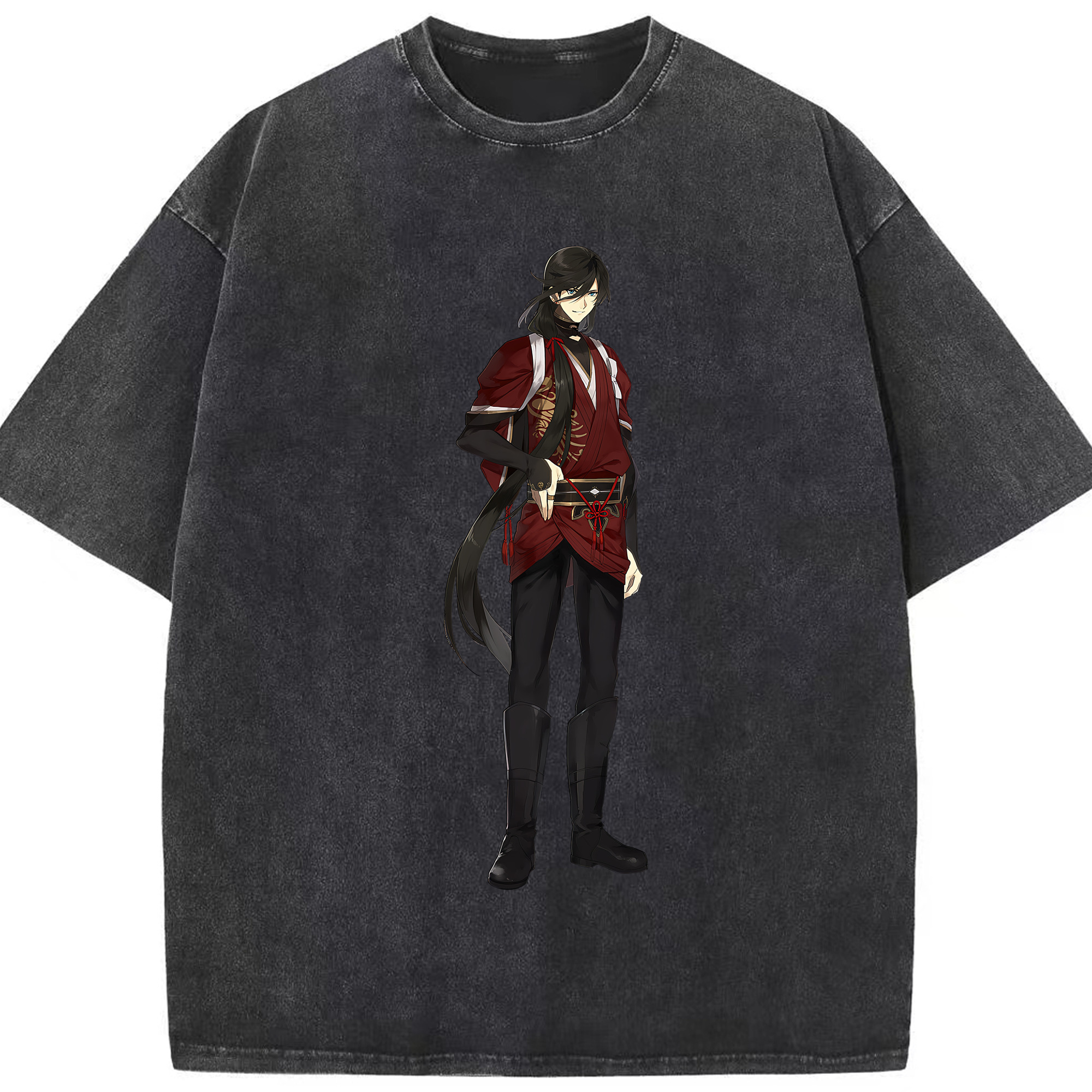 （画像用） 刀剣乱舞 Touken Ranbu 綿100% ヴィンテージ風 半袖Tシャツ（フロントプリント）