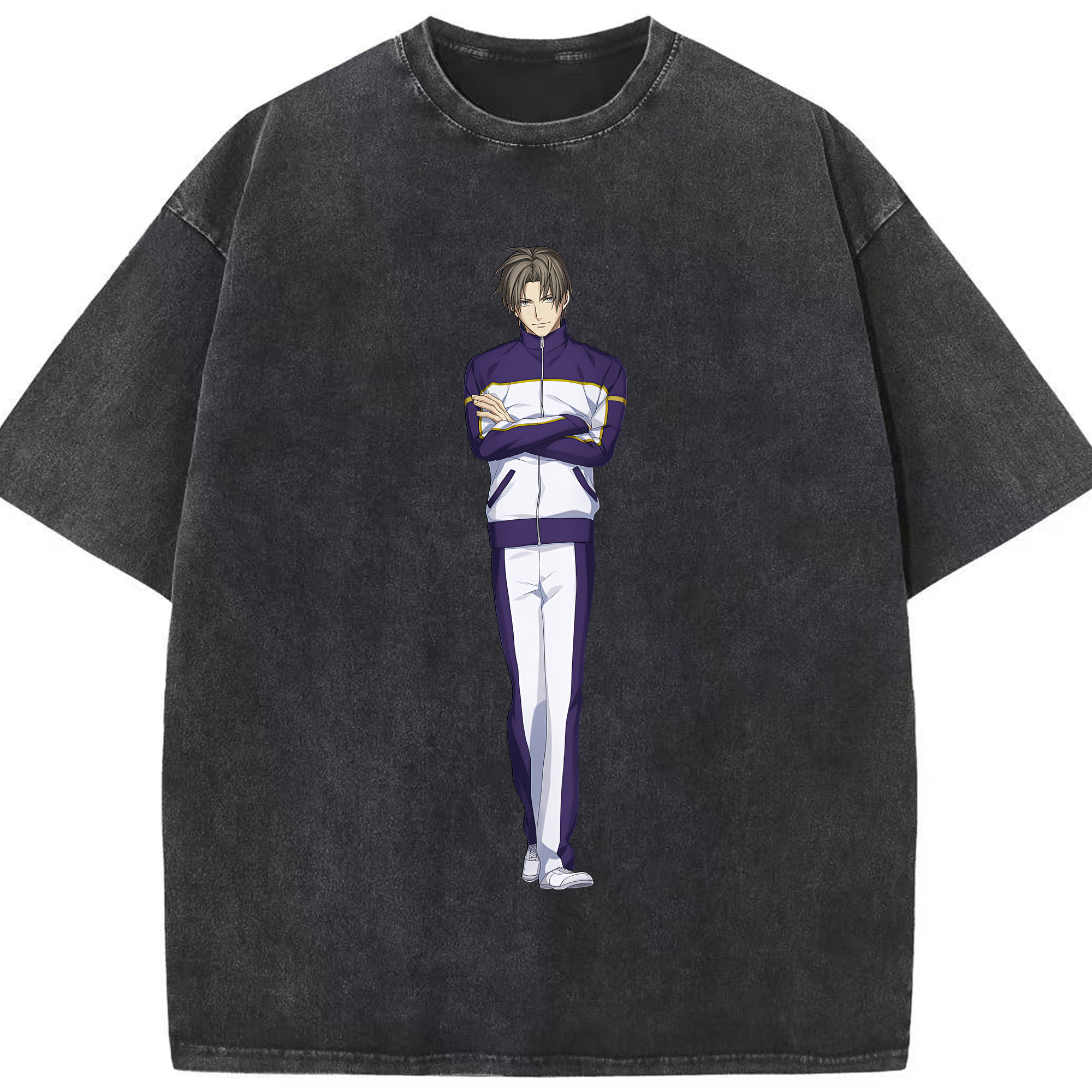 （画像用） 刀剣乱舞 Touken Ranbu 綿100% ヴィンテージ風 半袖Tシャツ（フロントプリント）