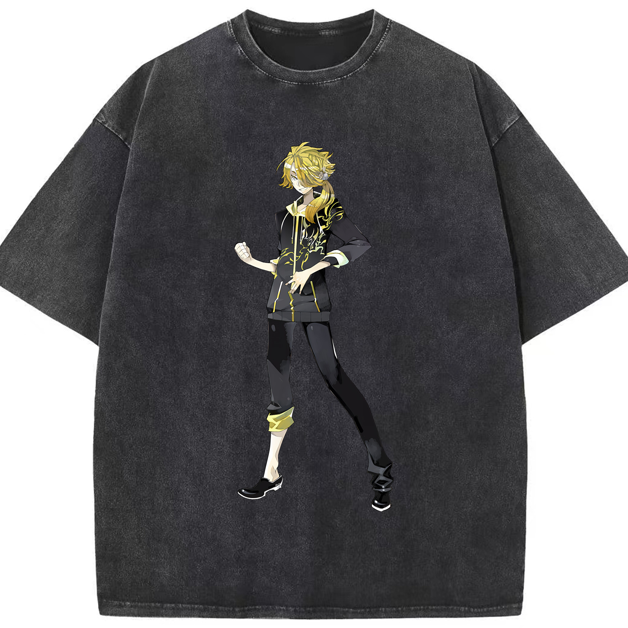 （画像用） 刀剣乱舞 Touken Ranbu 綿100% ヴィンテージ風 半袖Tシャツ（フロントプリント）