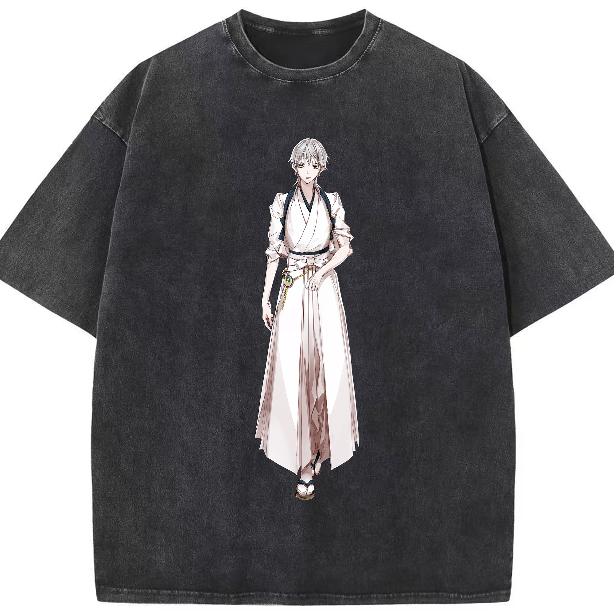 （画像用） 刀剣乱舞 Touken Ranbu 綿100% ヴィンテージ風 半袖Tシャツ（フロントプリント）