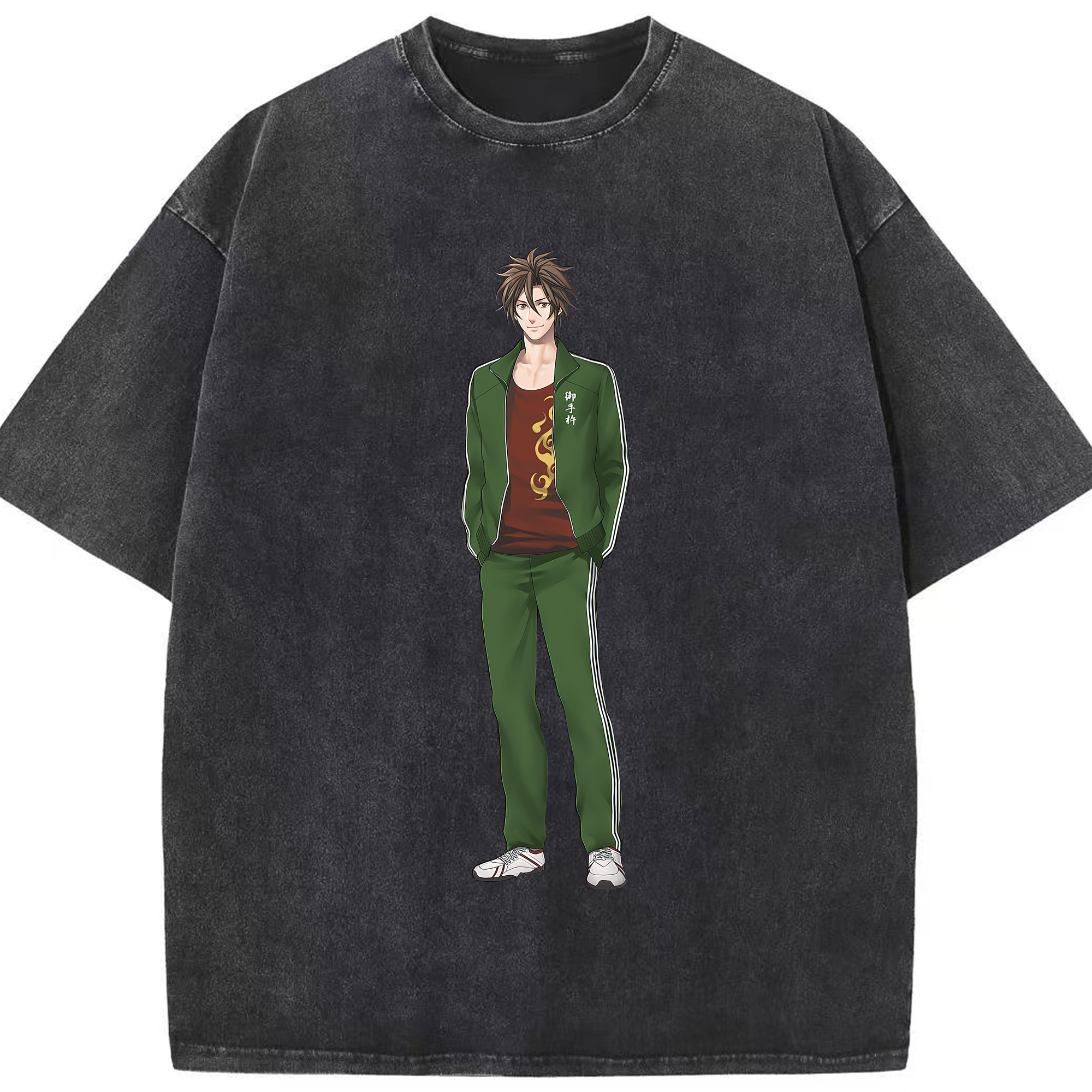 （画像用） 刀剣乱舞 Touken Ranbu 綿100% ヴィンテージ風 半袖Tシャツ（フロントプリント）
