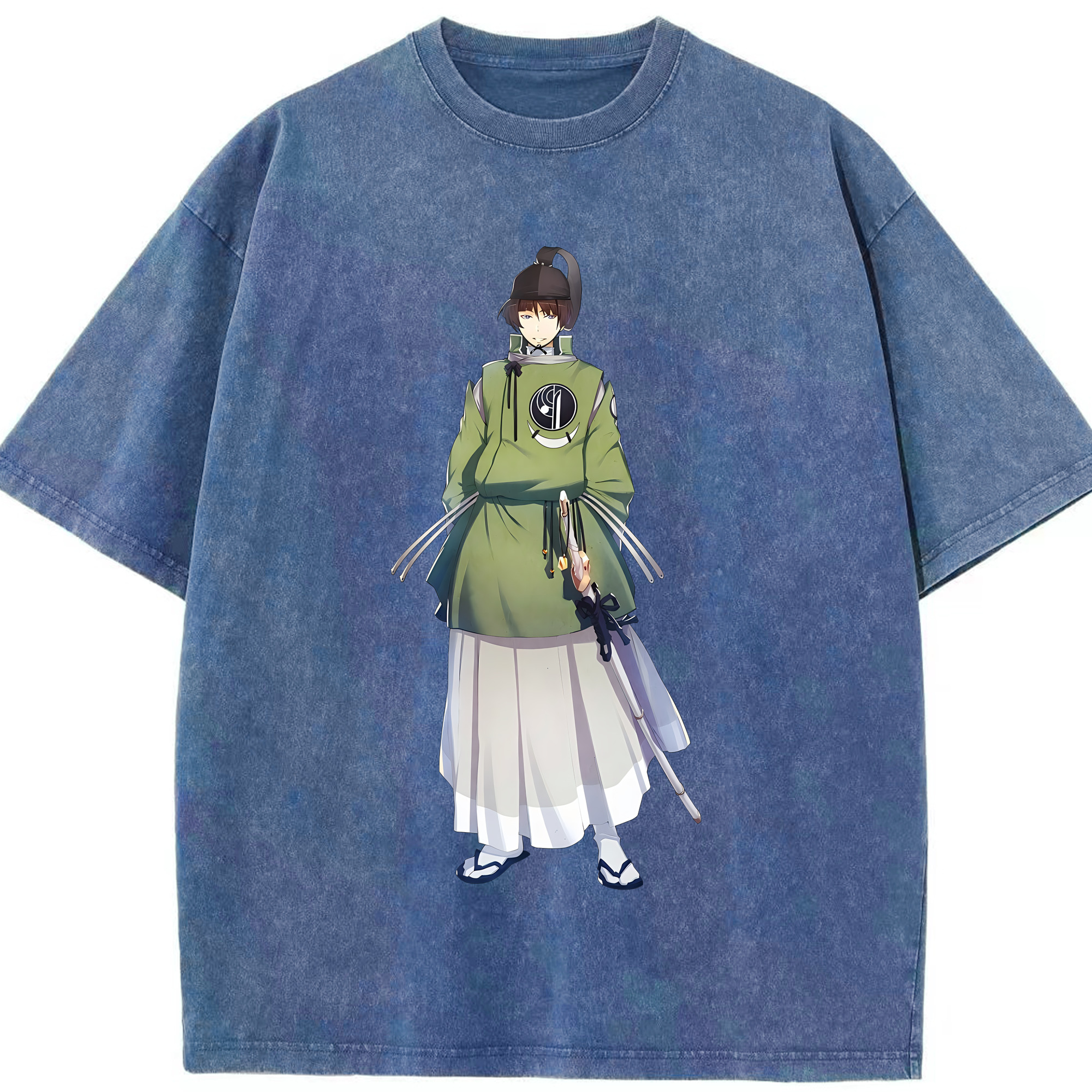 （画像用） 刀剣乱舞 Touken Ranbu 綿100% ヴィンテージ風 半袖Tシャツ（フロントプリント）