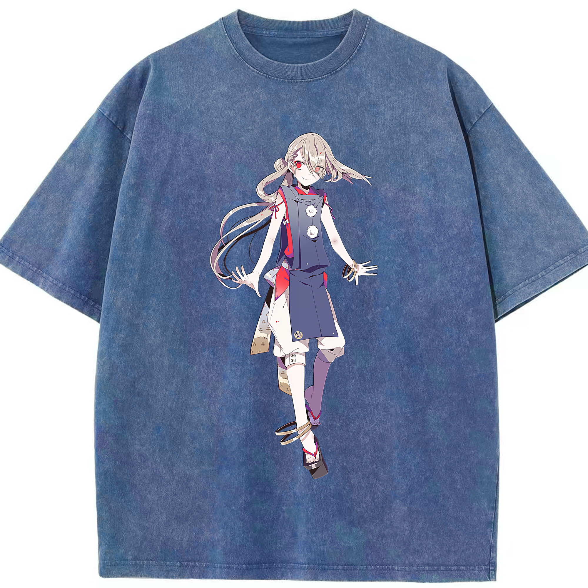 （画像用） 刀剣乱舞 Touken Ranbu 綿100% ヴィンテージ風 半袖Tシャツ（フロントプリント）