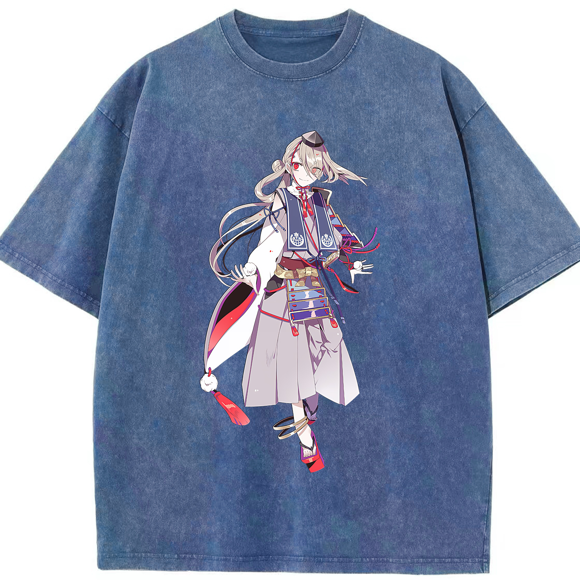 （画像用） 刀剣乱舞 Touken Ranbu 綿100% ヴィンテージ風 半袖Tシャツ（フロントプリント）
