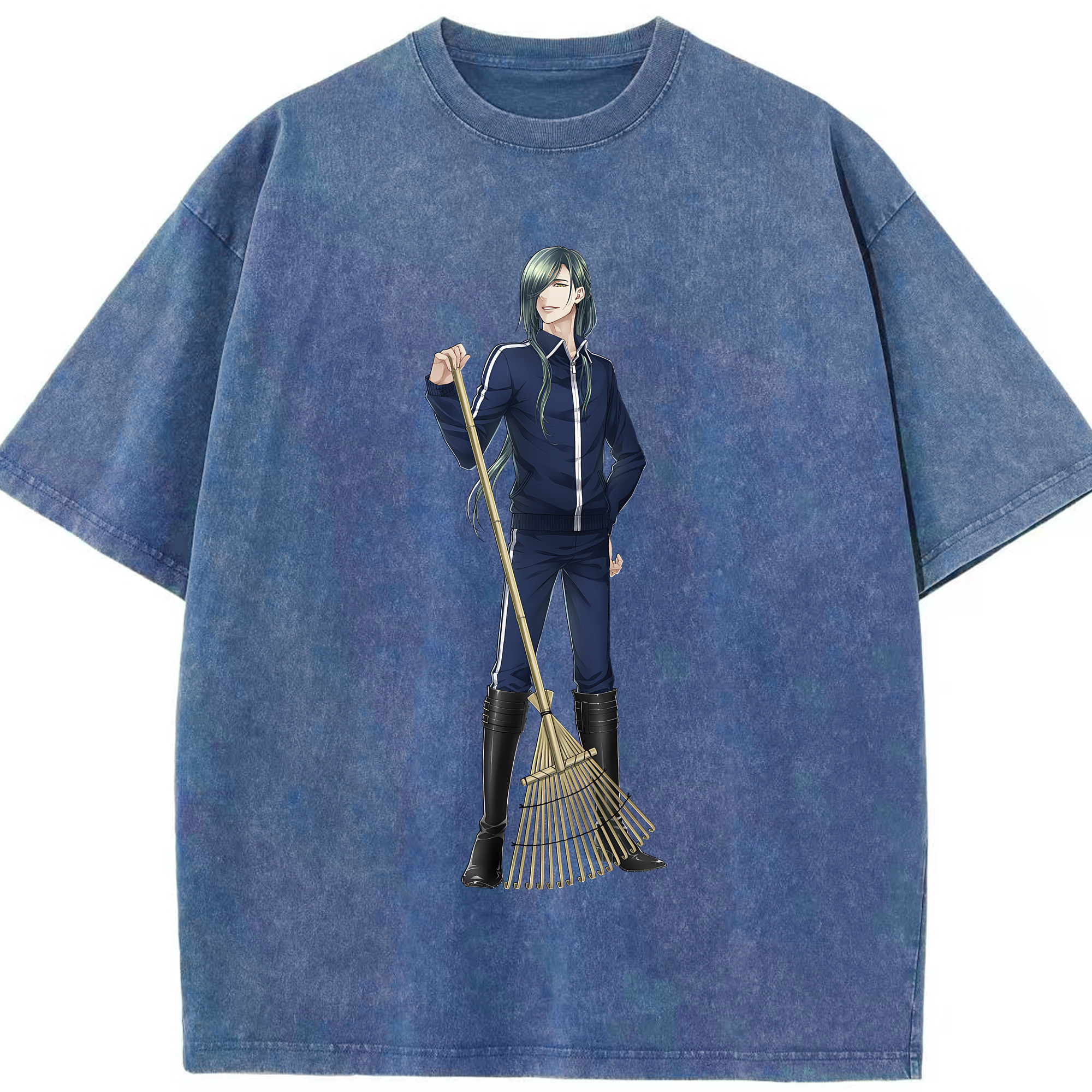 （画像用） 刀剣乱舞 Touken Ranbu 綿100% ヴィンテージ風 半袖Tシャツ（フロントプリント）