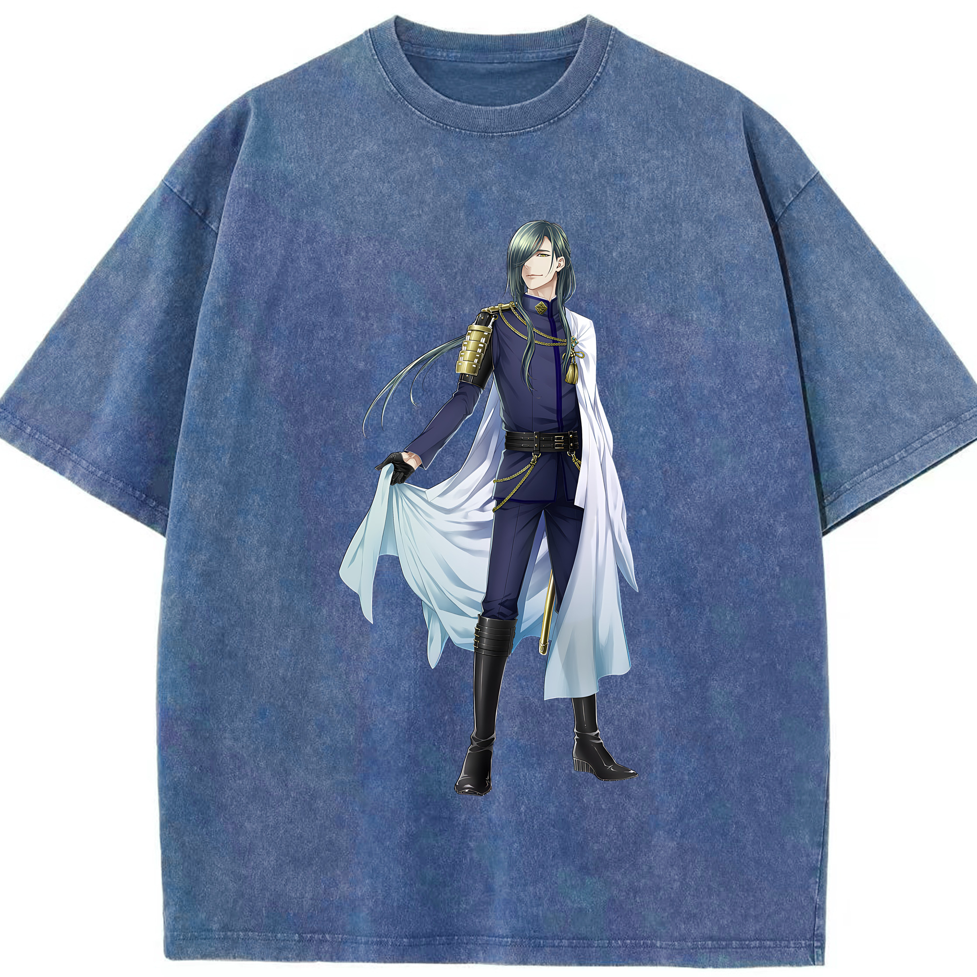 （画像用） 刀剣乱舞 Touken Ranbu 綿100% ヴィンテージ風 半袖Tシャツ（フロントプリント）