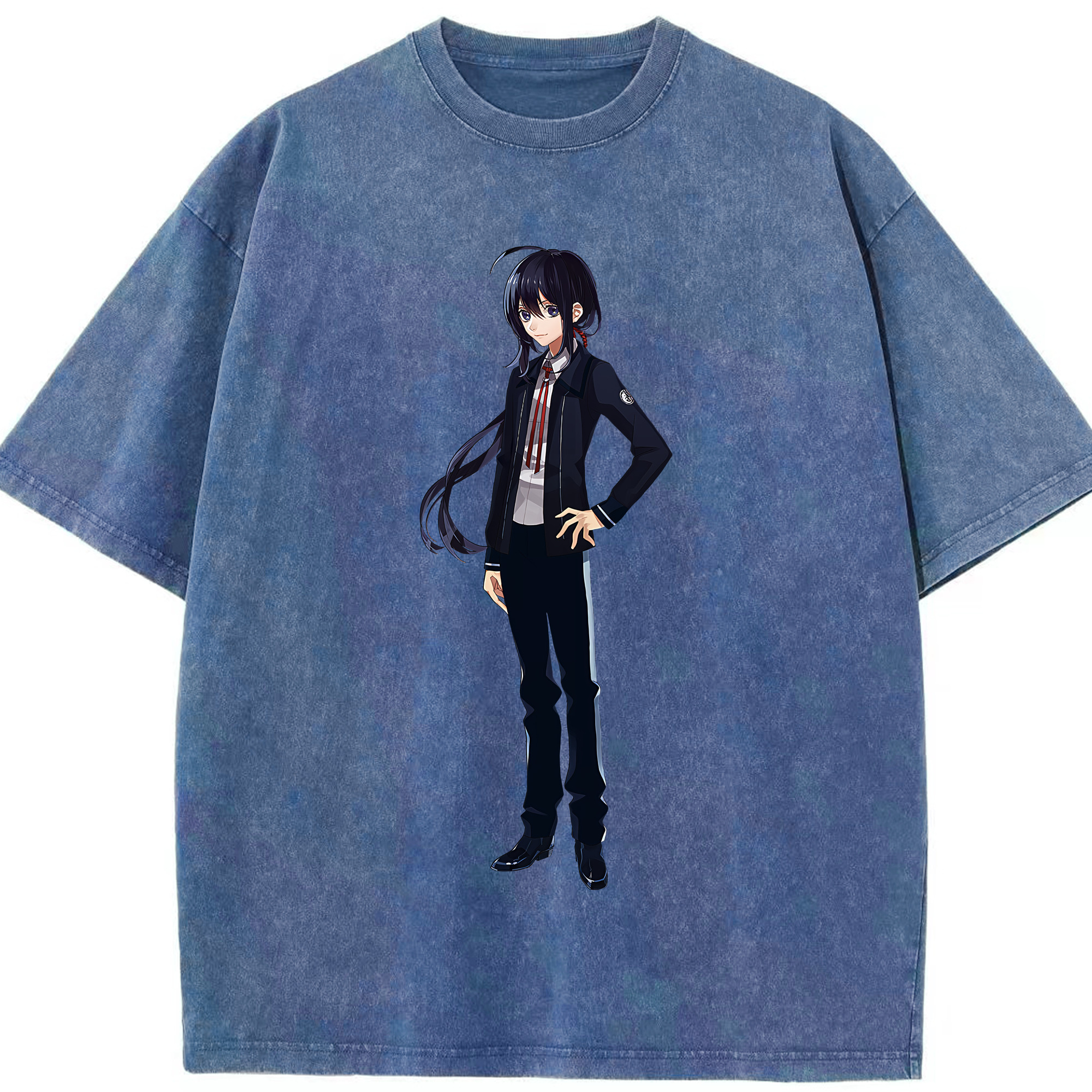 （画像用） 刀剣乱舞 Touken Ranbu 綿100% ヴィンテージ風 半袖Tシャツ（フロントプリント）