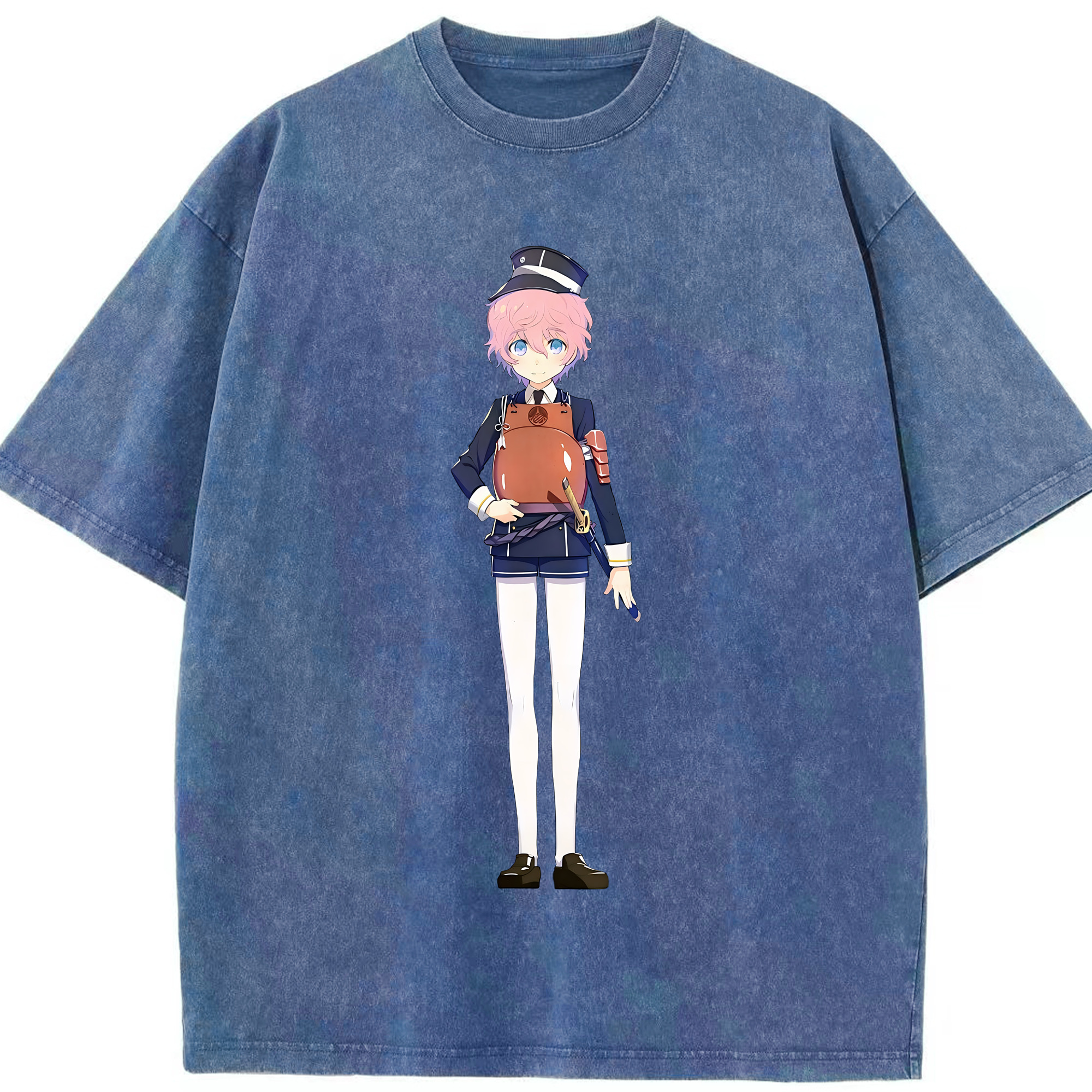 （画像用） 刀剣乱舞 Touken Ranbu 綿100% ヴィンテージ風 半袖Tシャツ（フロントプリント）
