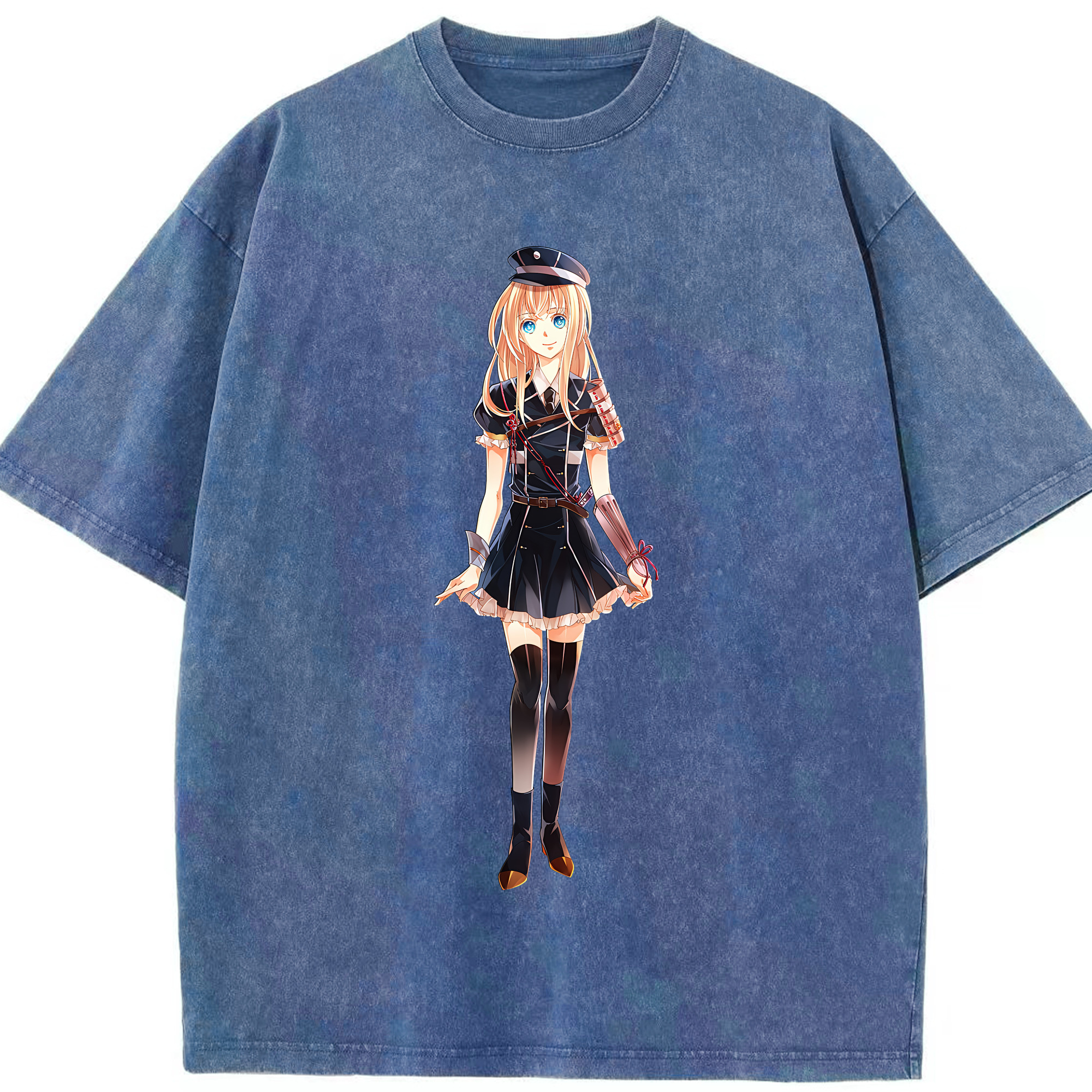 （画像用） 刀剣乱舞 Touken Ranbu 綿100% ヴィンテージ風 半袖Tシャツ（フロントプリント）
