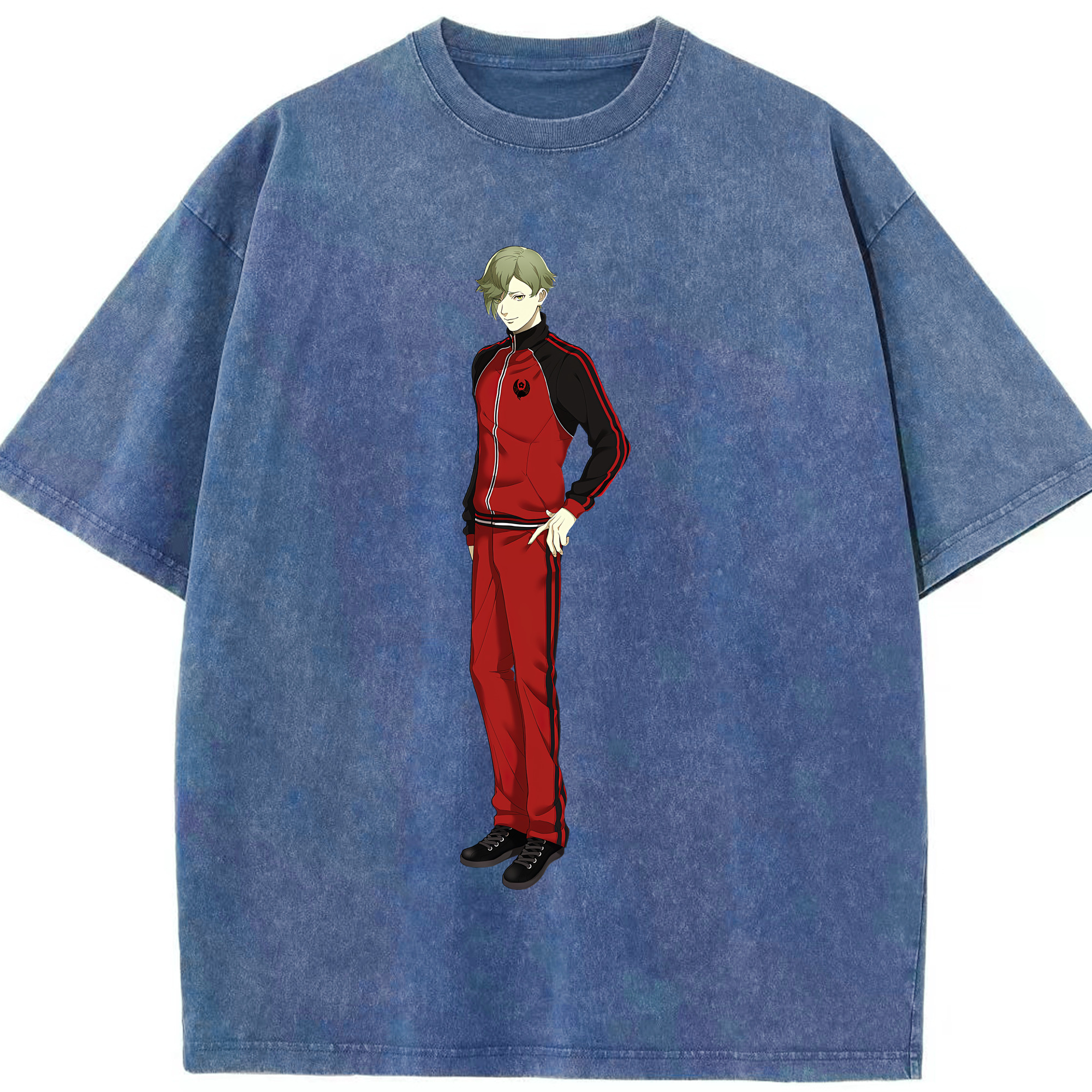 （画像用） 刀剣乱舞 Touken Ranbu 綿100% ヴィンテージ風 半袖Tシャツ（フロントプリント）
