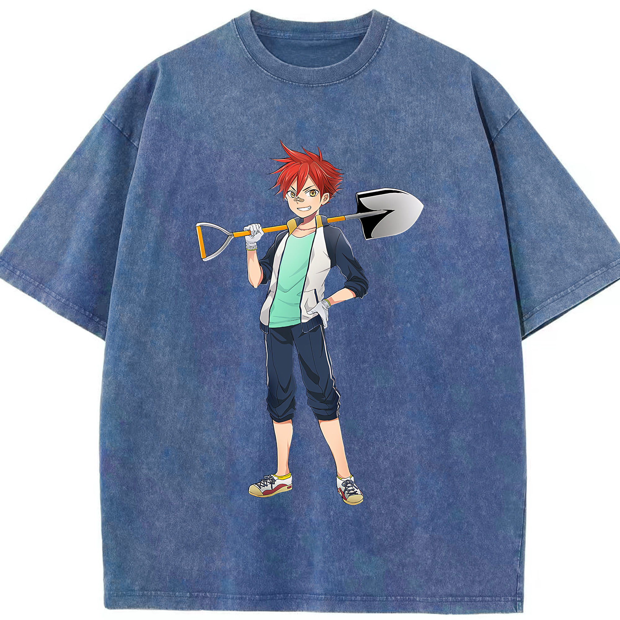 （画像用） 刀剣乱舞 Touken Ranbu 綿100% ヴィンテージ風 半袖Tシャツ（フロントプリント）