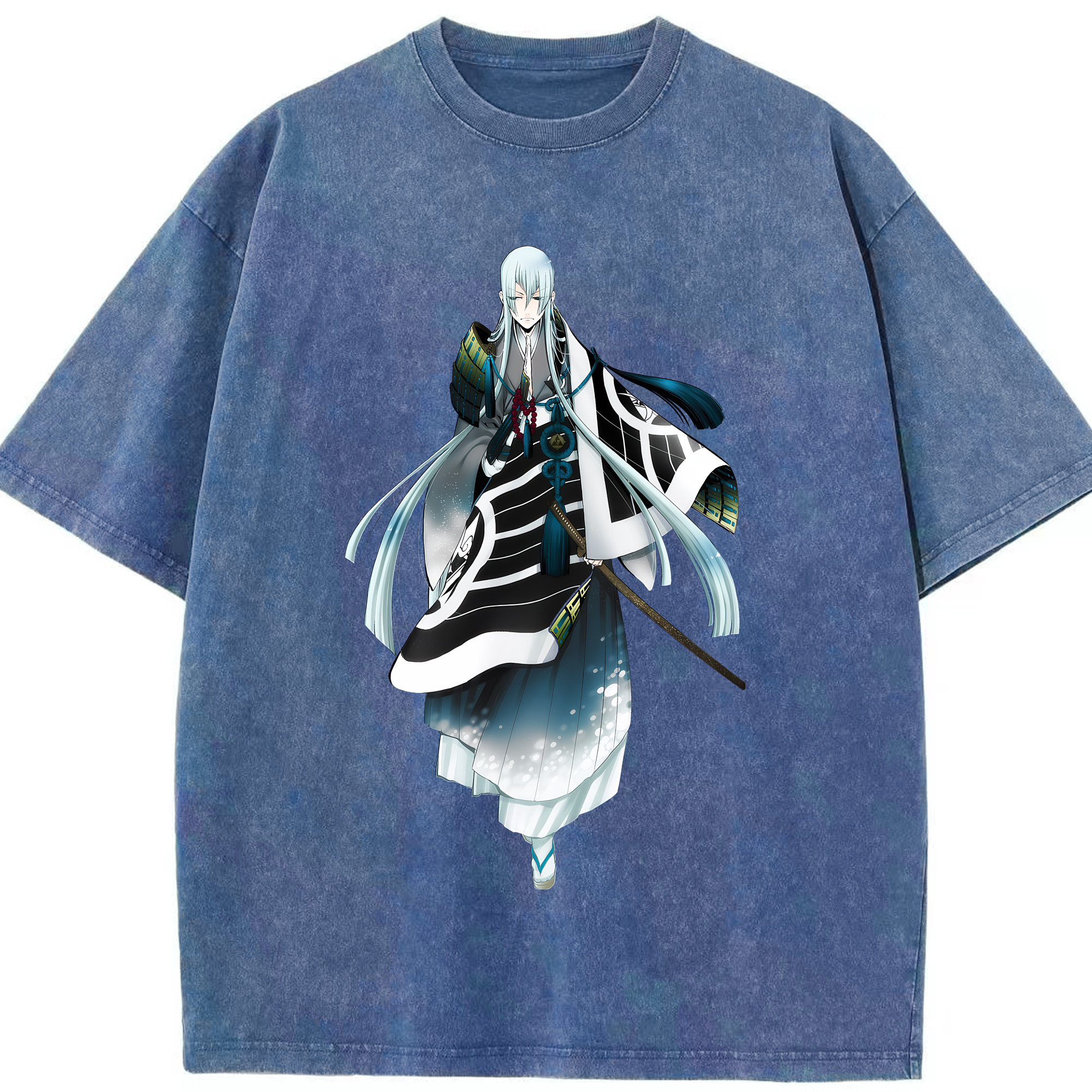 （画像用） 刀剣乱舞 Touken Ranbu 綿100% ヴィンテージ風 半袖Tシャツ（フロントプリント）