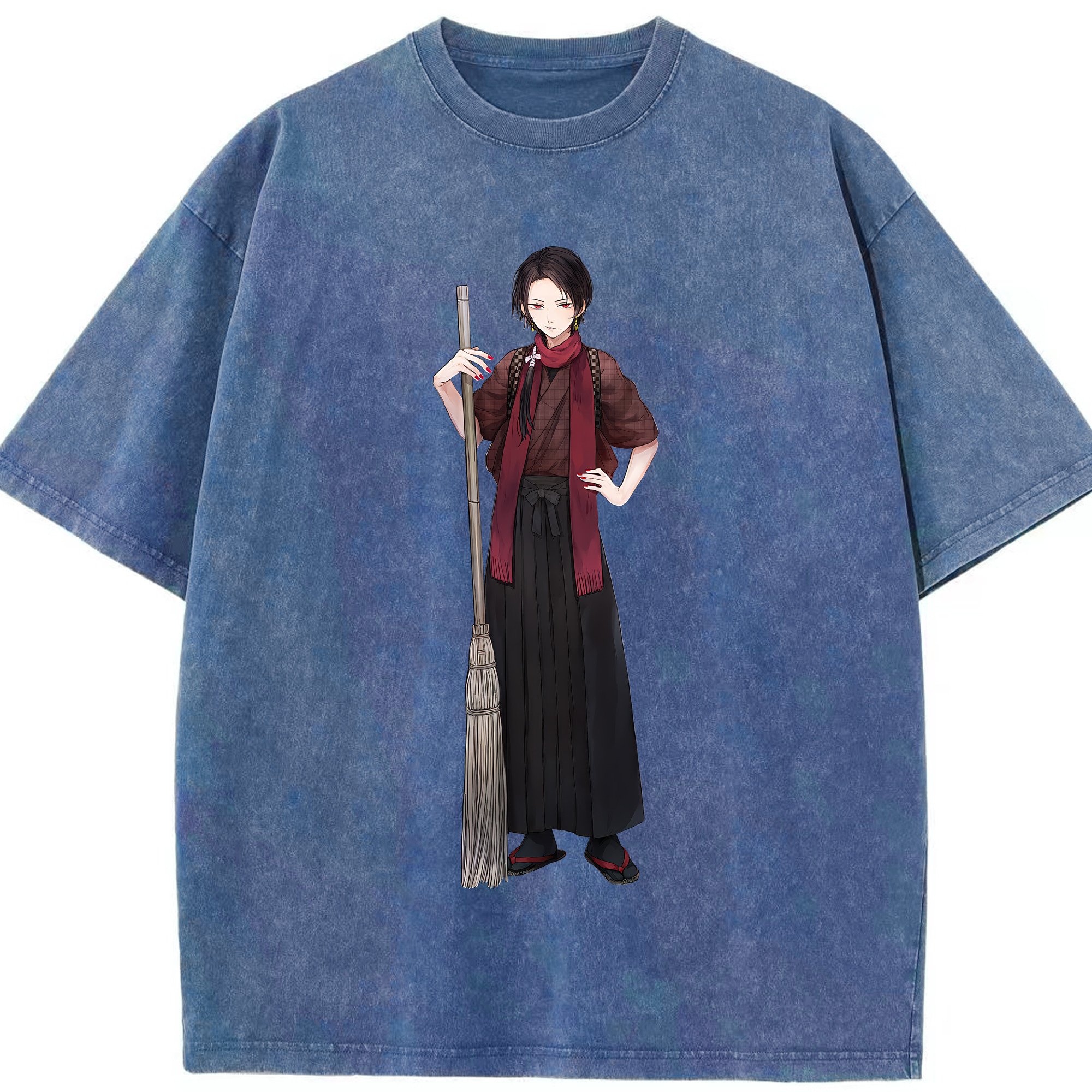 （画像用） 刀剣乱舞 Touken Ranbu 綿100% ヴィンテージ風 半袖Tシャツ（フロントプリント）