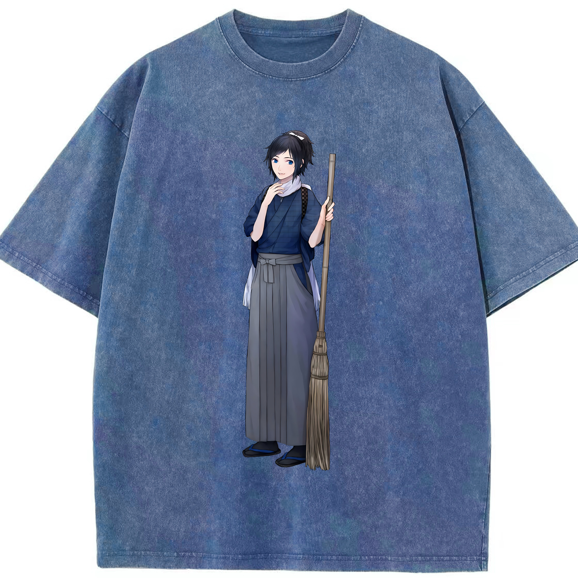 （画像用） 刀剣乱舞 Touken Ranbu 綿100% ヴィンテージ風 半袖Tシャツ（フロントプリント）