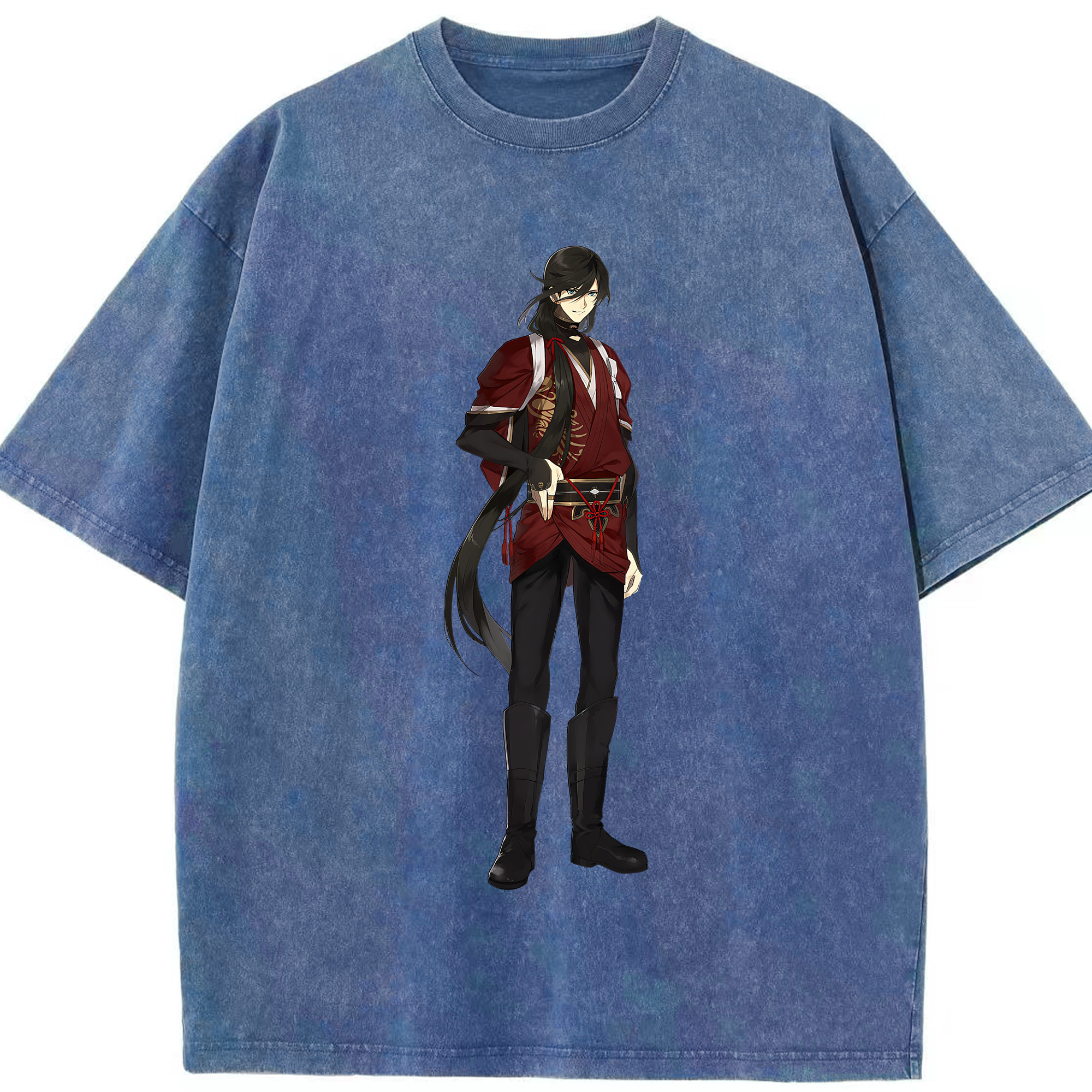 （画像用） 刀剣乱舞 Touken Ranbu 綿100% ヴィンテージ風 半袖Tシャツ（フロントプリント）