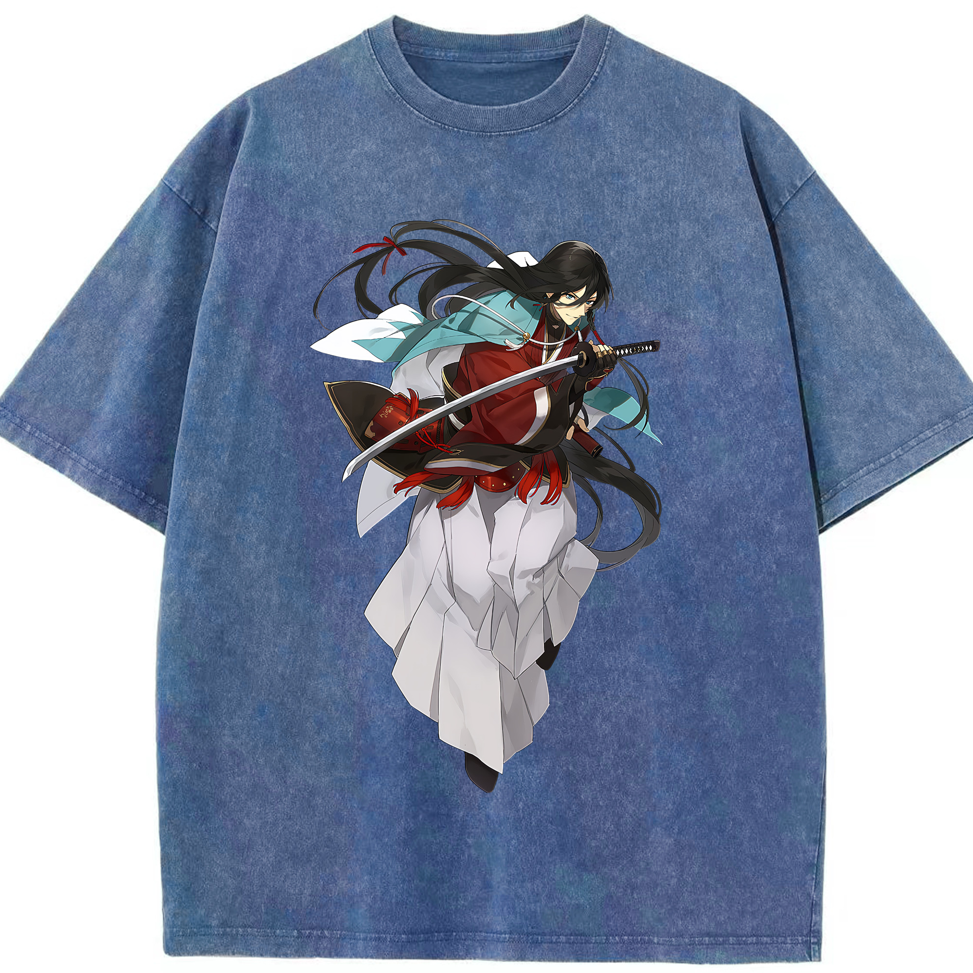 （画像用） 刀剣乱舞 Touken Ranbu 綿100% ヴィンテージ風 半袖Tシャツ（フロントプリント）