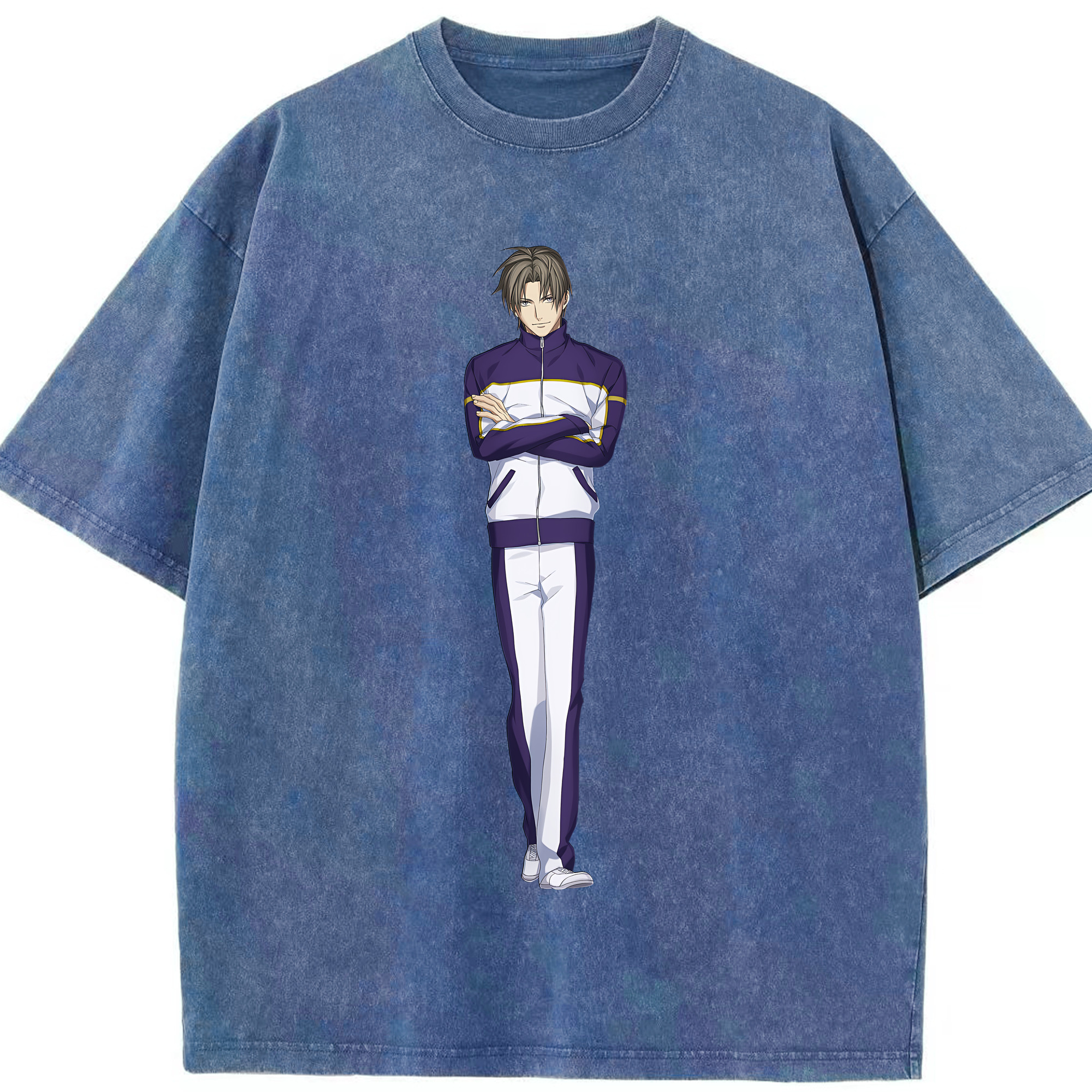 （画像用） 刀剣乱舞 Touken Ranbu 綿100% ヴィンテージ風 半袖Tシャツ（フロントプリント）