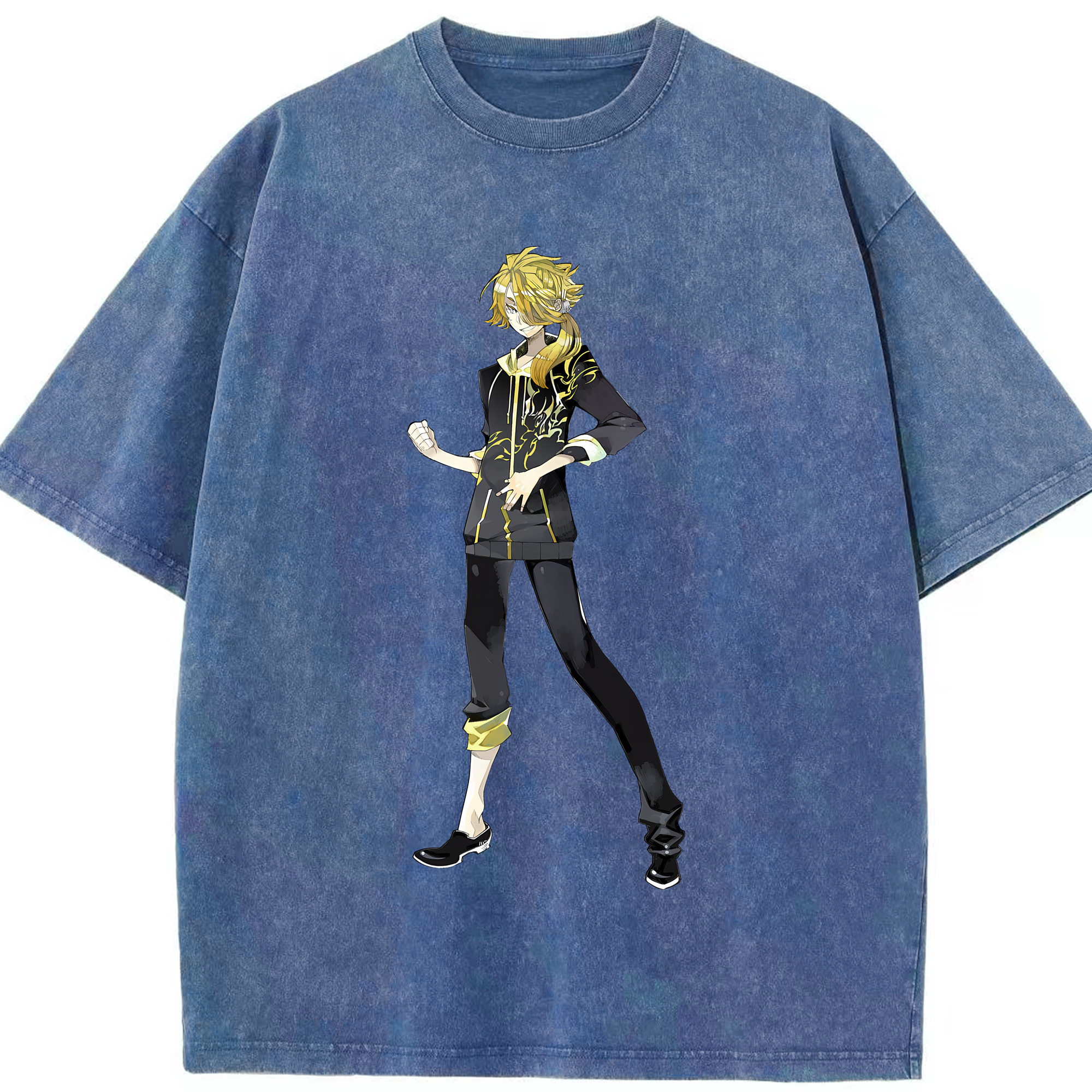 （画像用） 刀剣乱舞 Touken Ranbu 綿100% ヴィンテージ風 半袖Tシャツ（フロントプリント）