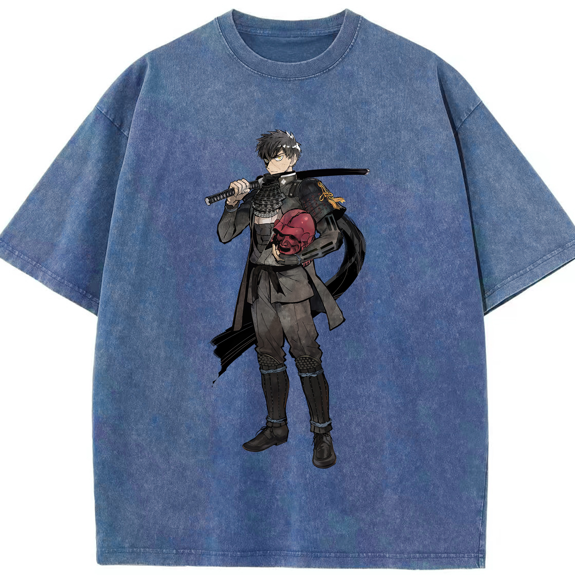 （画像用） 刀剣乱舞 Touken Ranbu 綿100% ヴィンテージ風 半袖Tシャツ（フロントプリント）