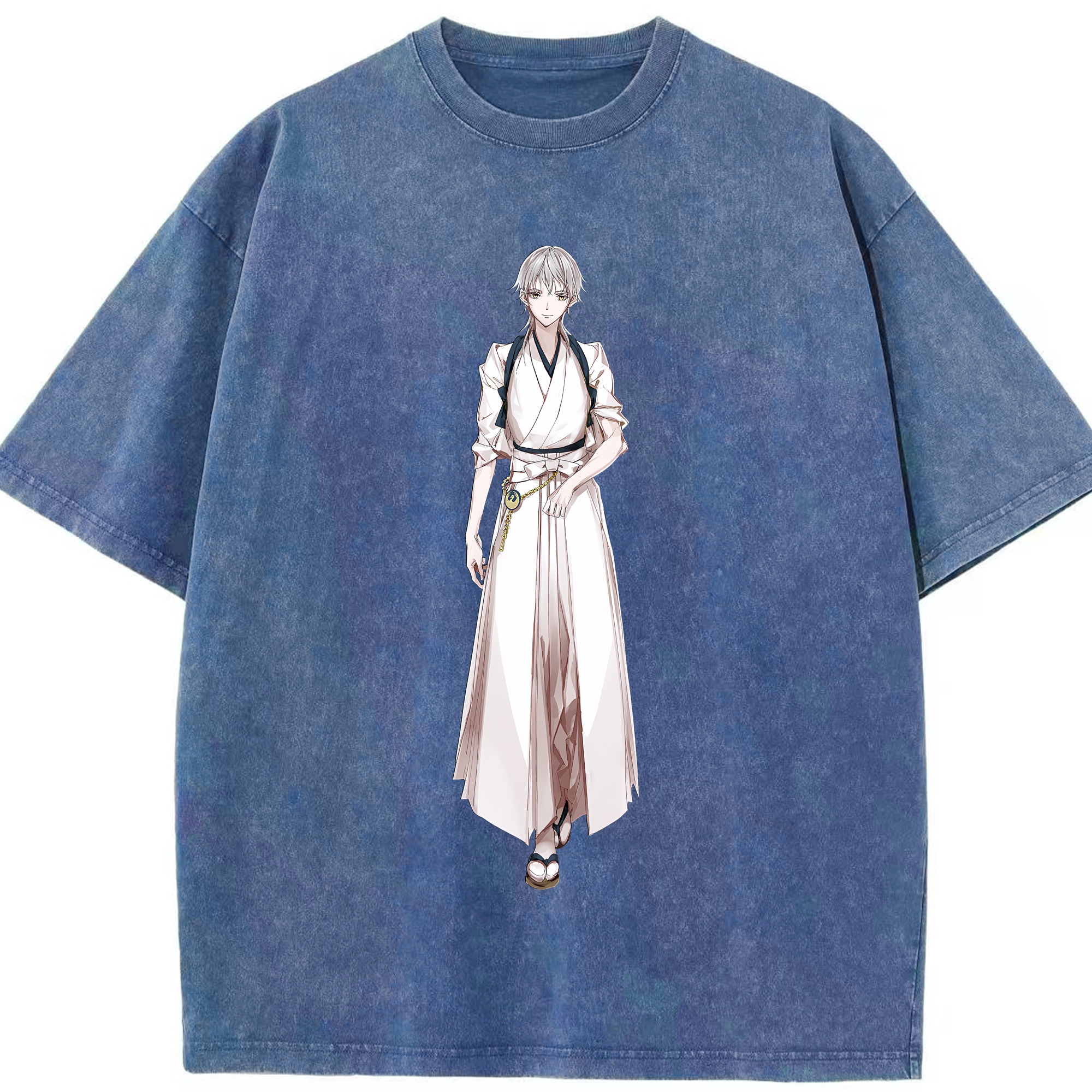 （画像用） 刀剣乱舞 Touken Ranbu 綿100% ヴィンテージ風 半袖Tシャツ（フロントプリント）