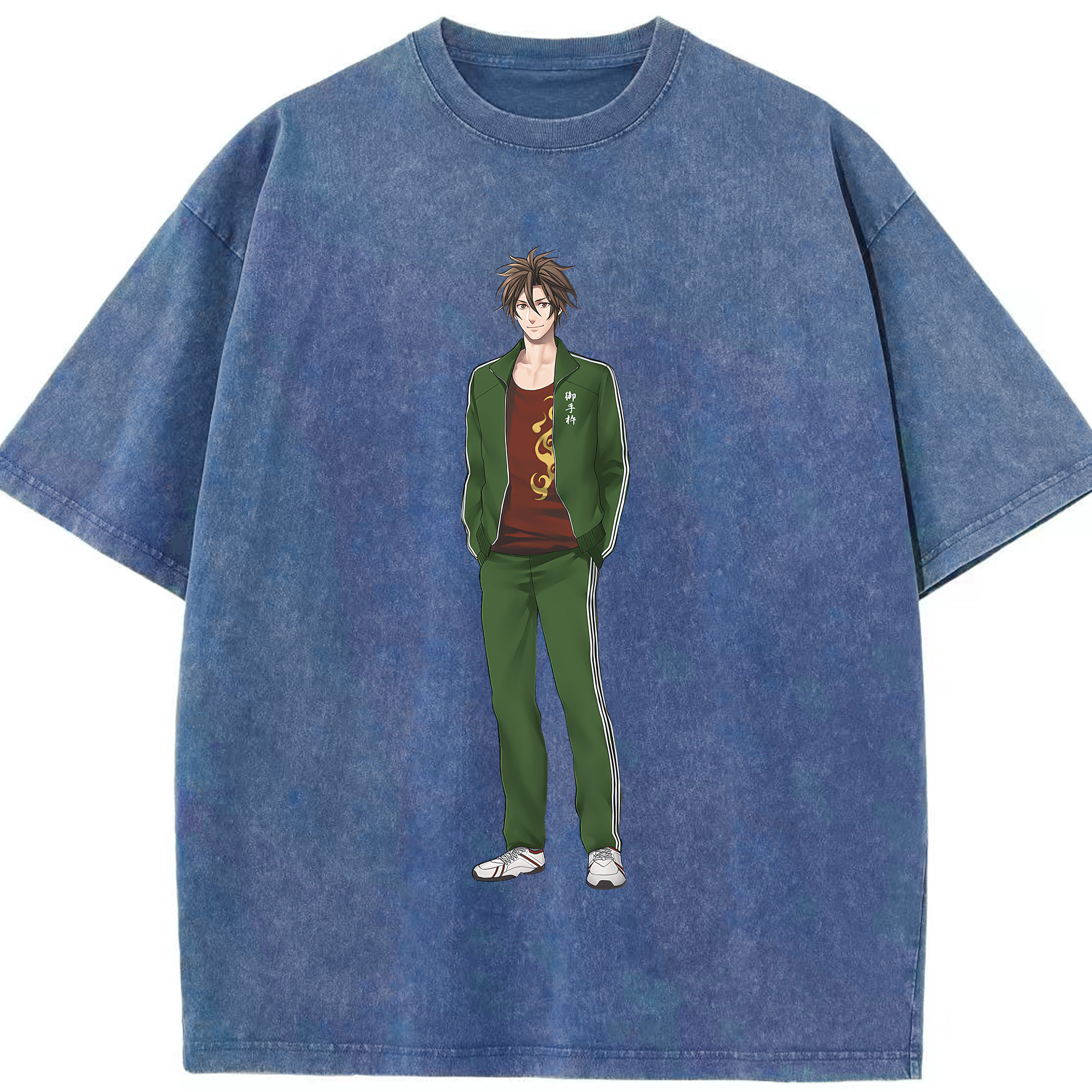 （画像用） 刀剣乱舞 Touken Ranbu 綿100% ヴィンテージ風 半袖Tシャツ（フロントプリント）